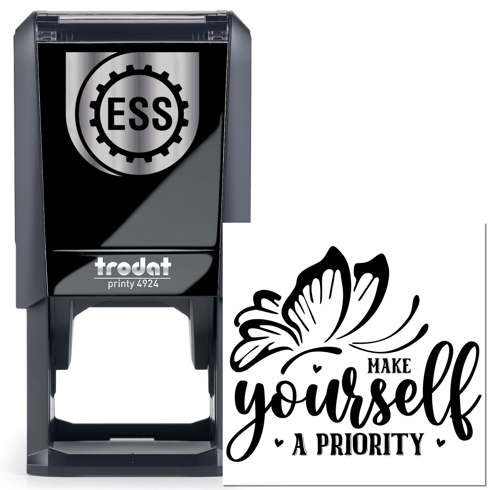 Self-Inking Self Care Craft Stamp