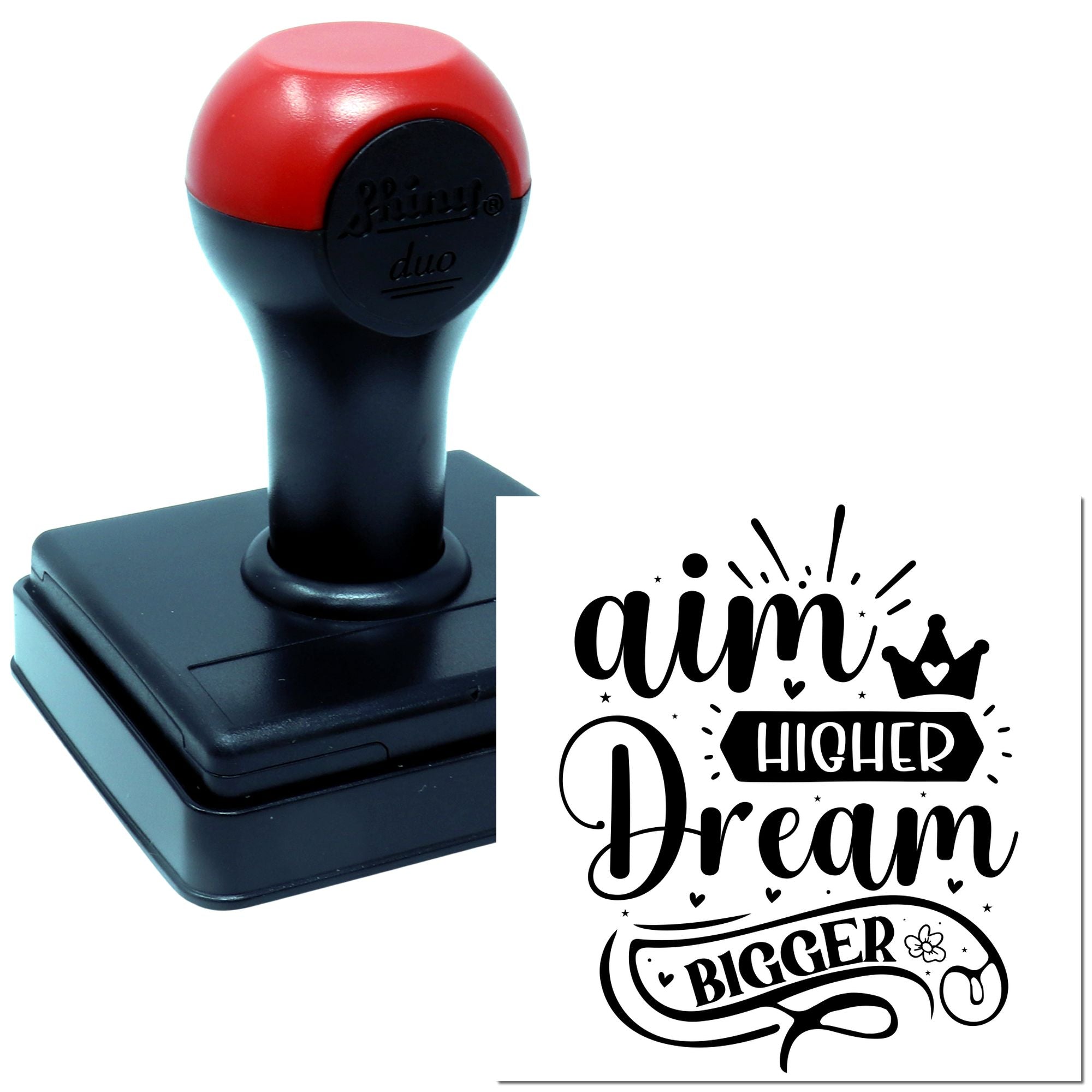 Duo Soaring Ambitions Bold Dream Manifesto Hand Stamp
