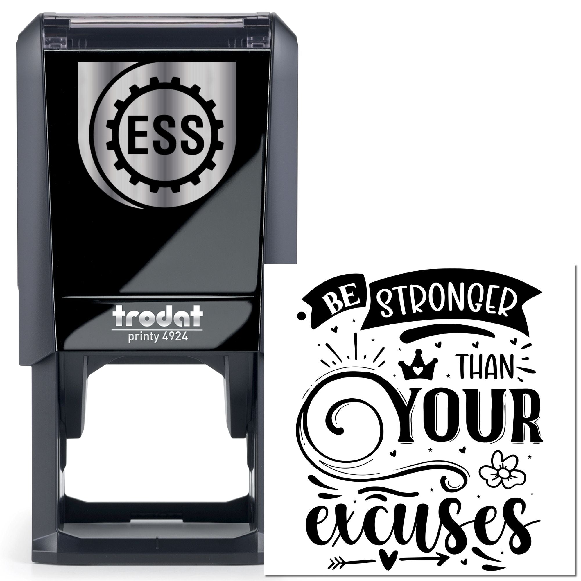 Self-Inking Motivational Quote Party Favor Stamp