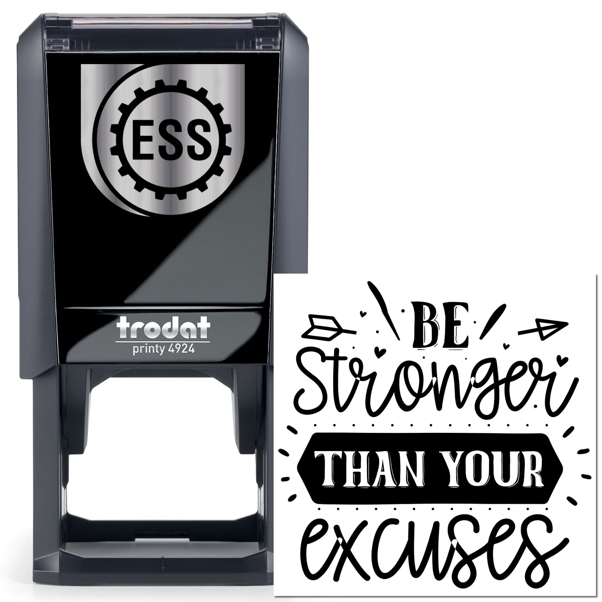 Self-Inking Motivation Quote Craft Stamp