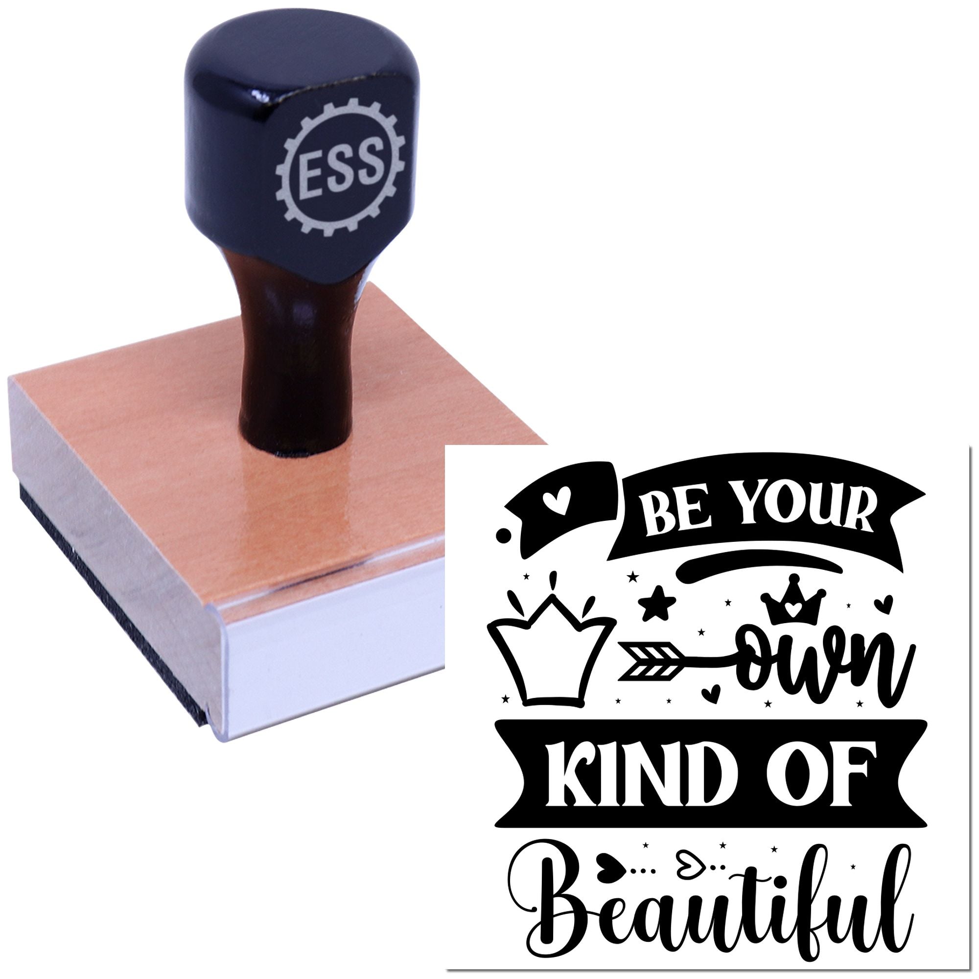 Own Kind Beauty Crafting Rubber Stamp