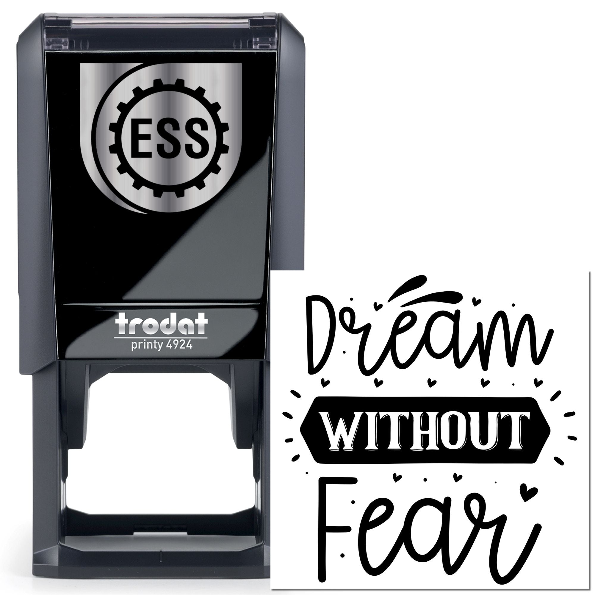 Self-Inking Fearless Dream Card Stamp