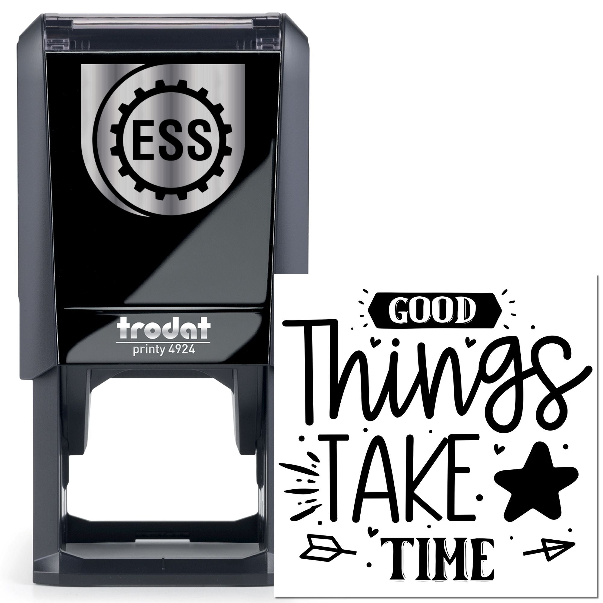 Self-Inking Motivational Quote Paper Craft Stamp