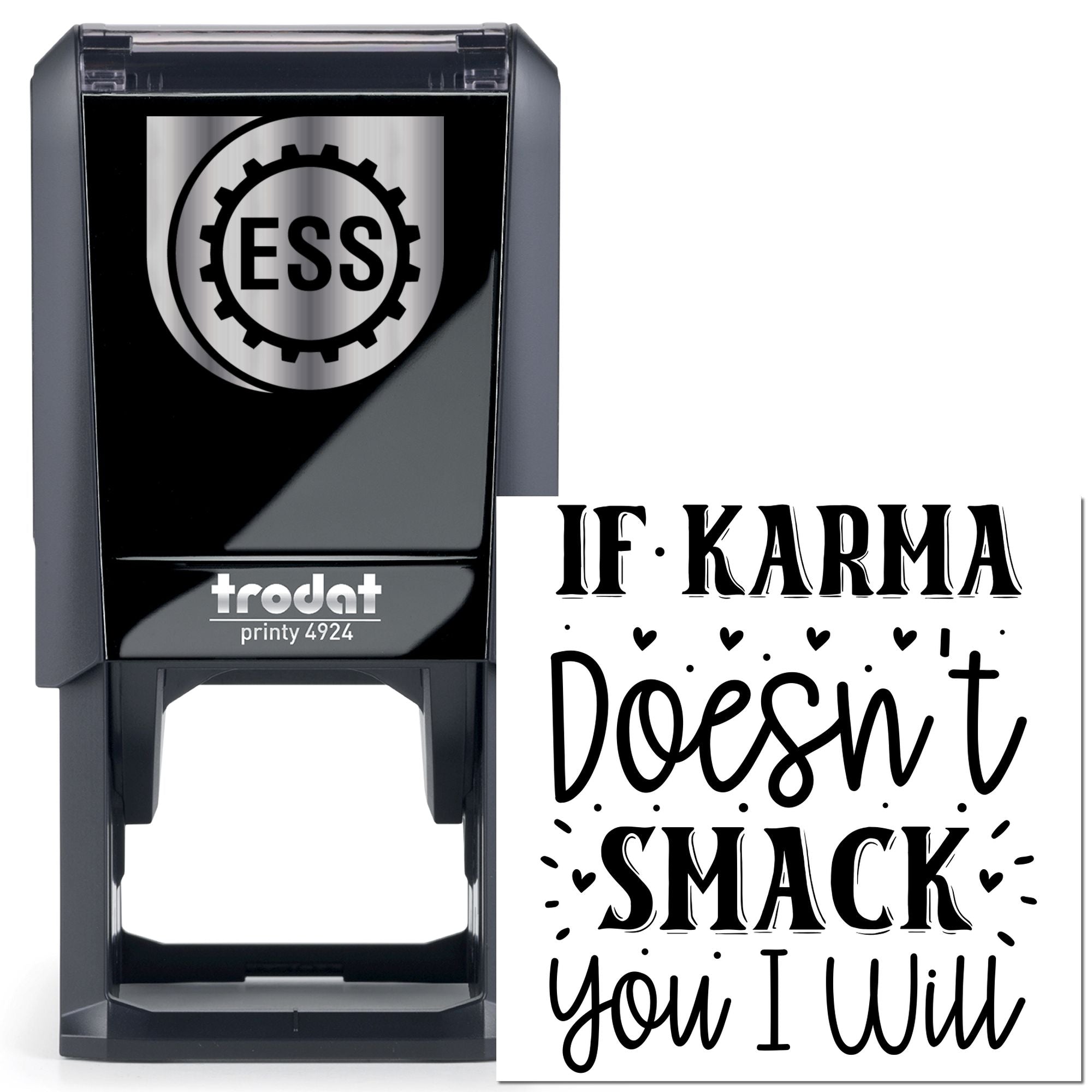 Self-Inking Karma Threat Cardmaking Stamp