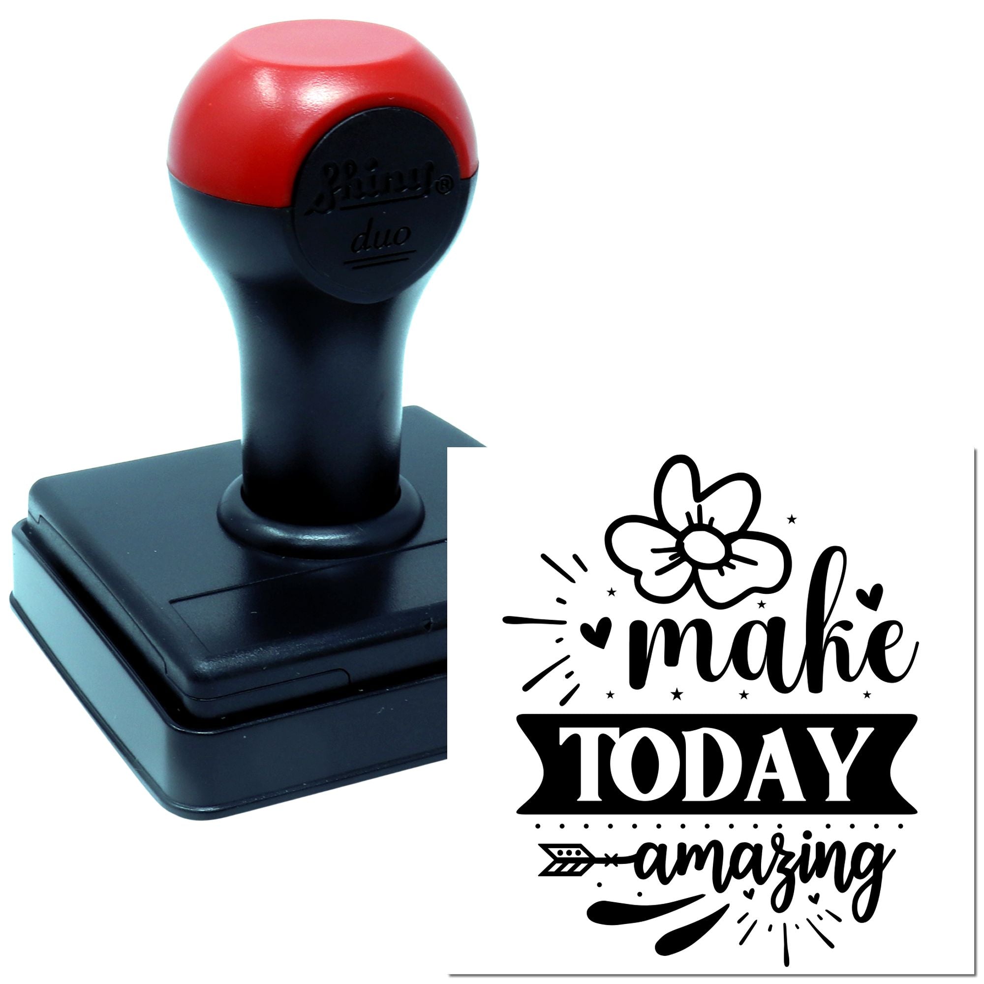 Duo Make Today An Amazing Day Hand Stamp