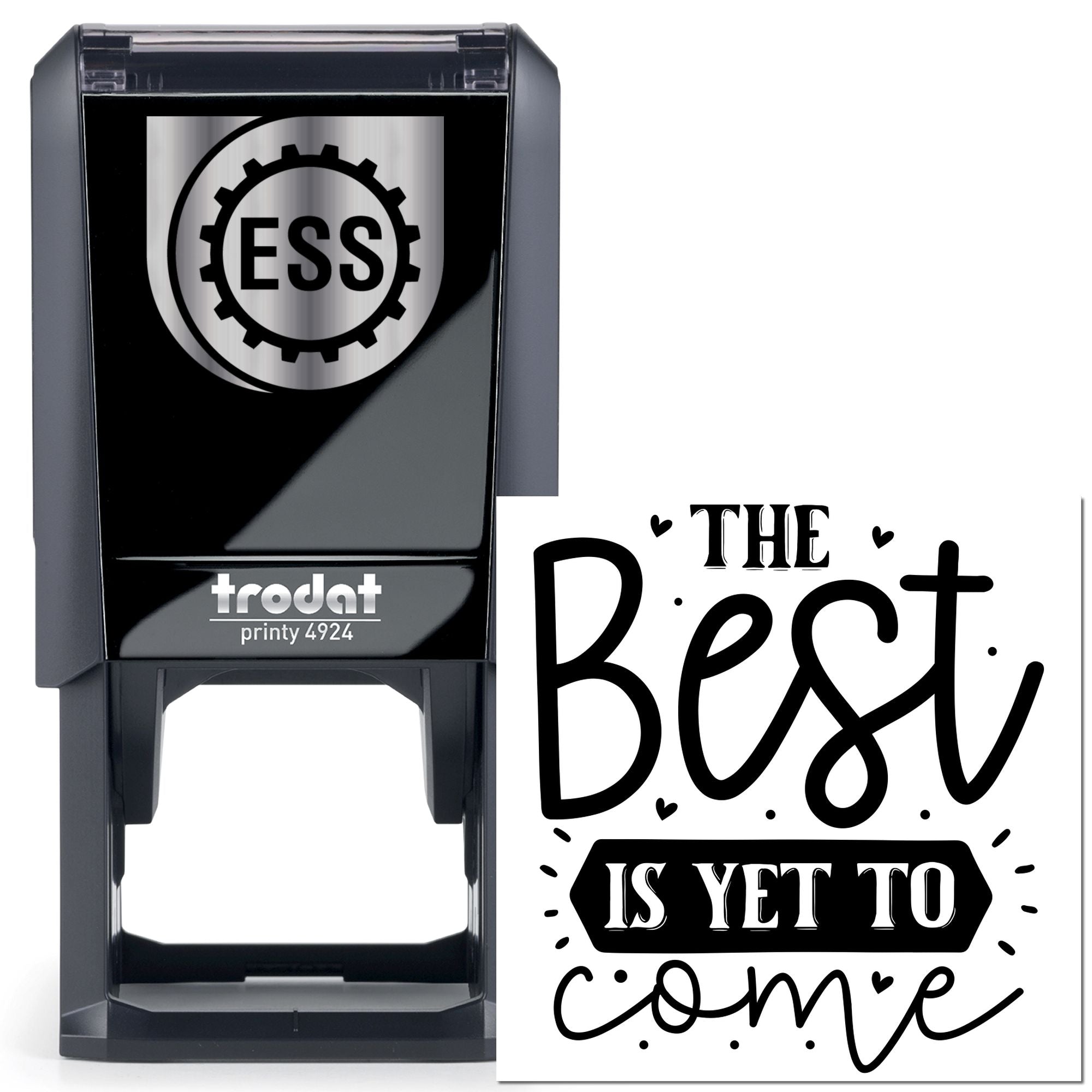 Self-Inking Bright Future Note Card Stamp