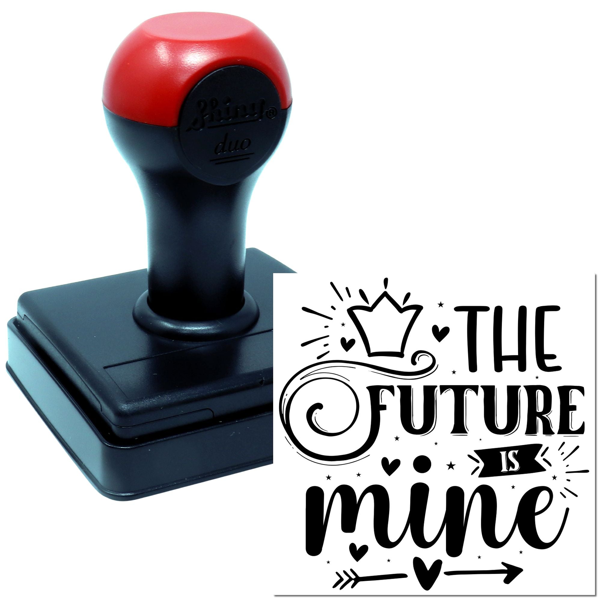 Duo Sparkling Crown The Future's Mine Hand Stamp