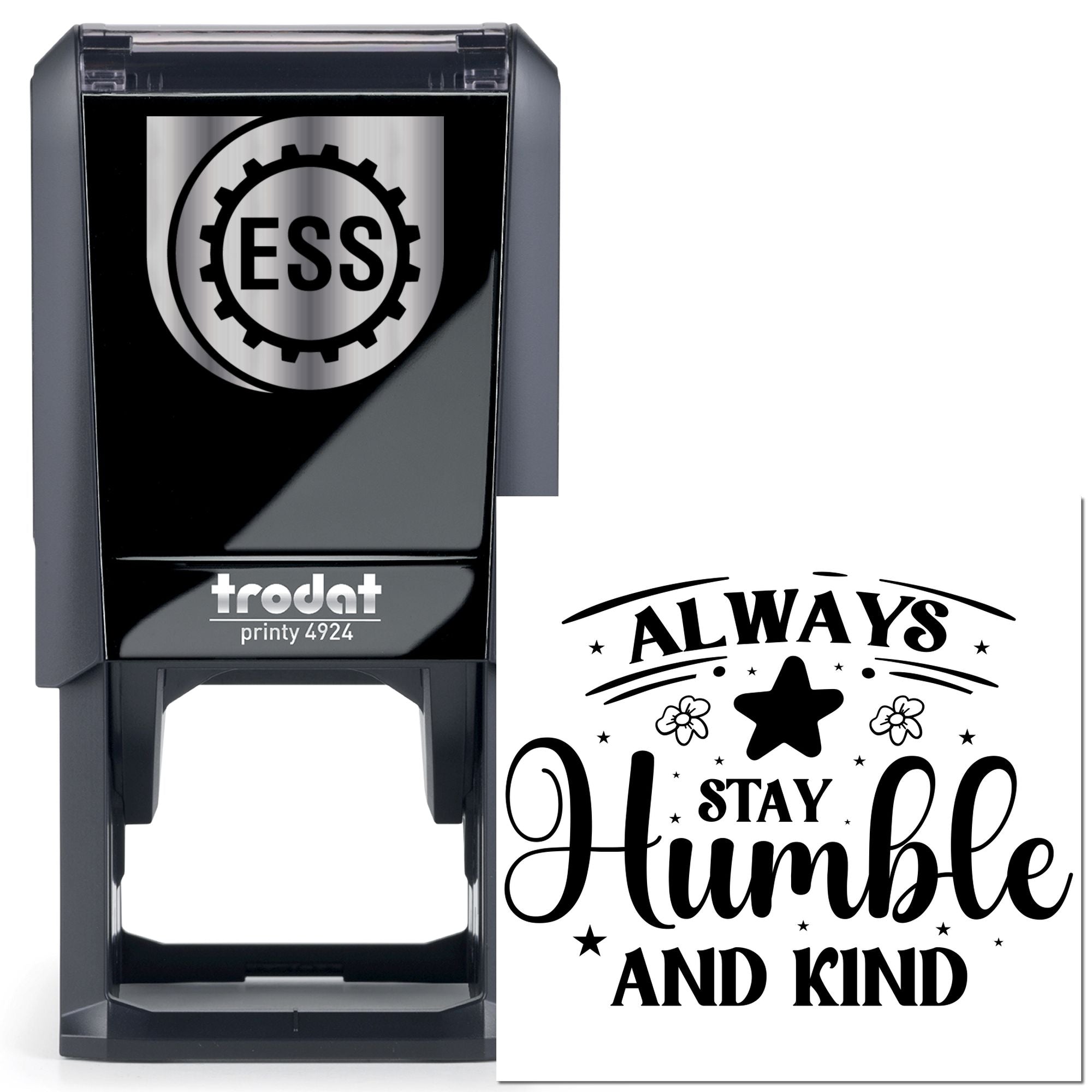 Self-Inking Humble Kindness Favor Tag Stamp