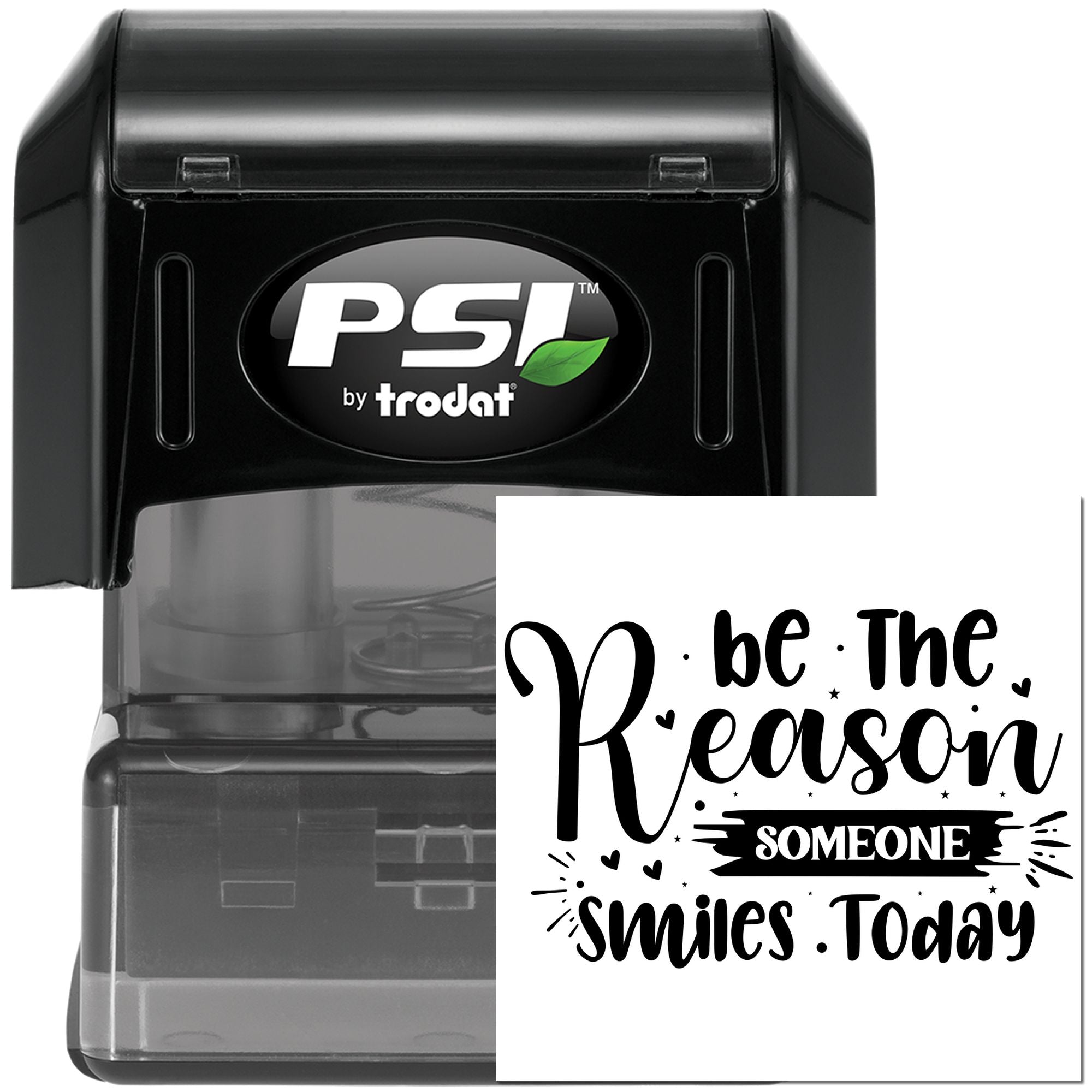 Pre-Inked Be The Reason Favor Tag Stamp