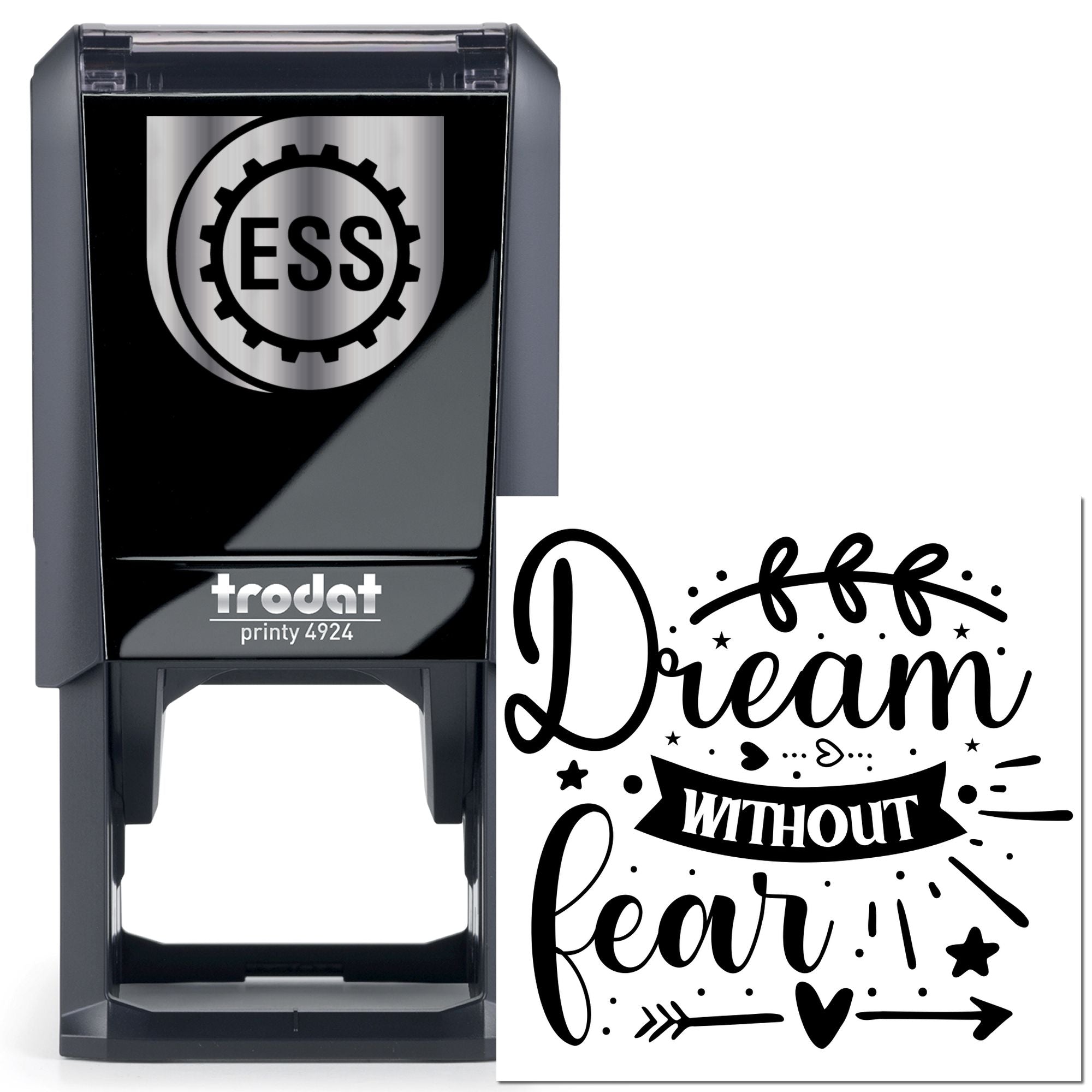 Self-Inking Fearless Dream Craft Stamp