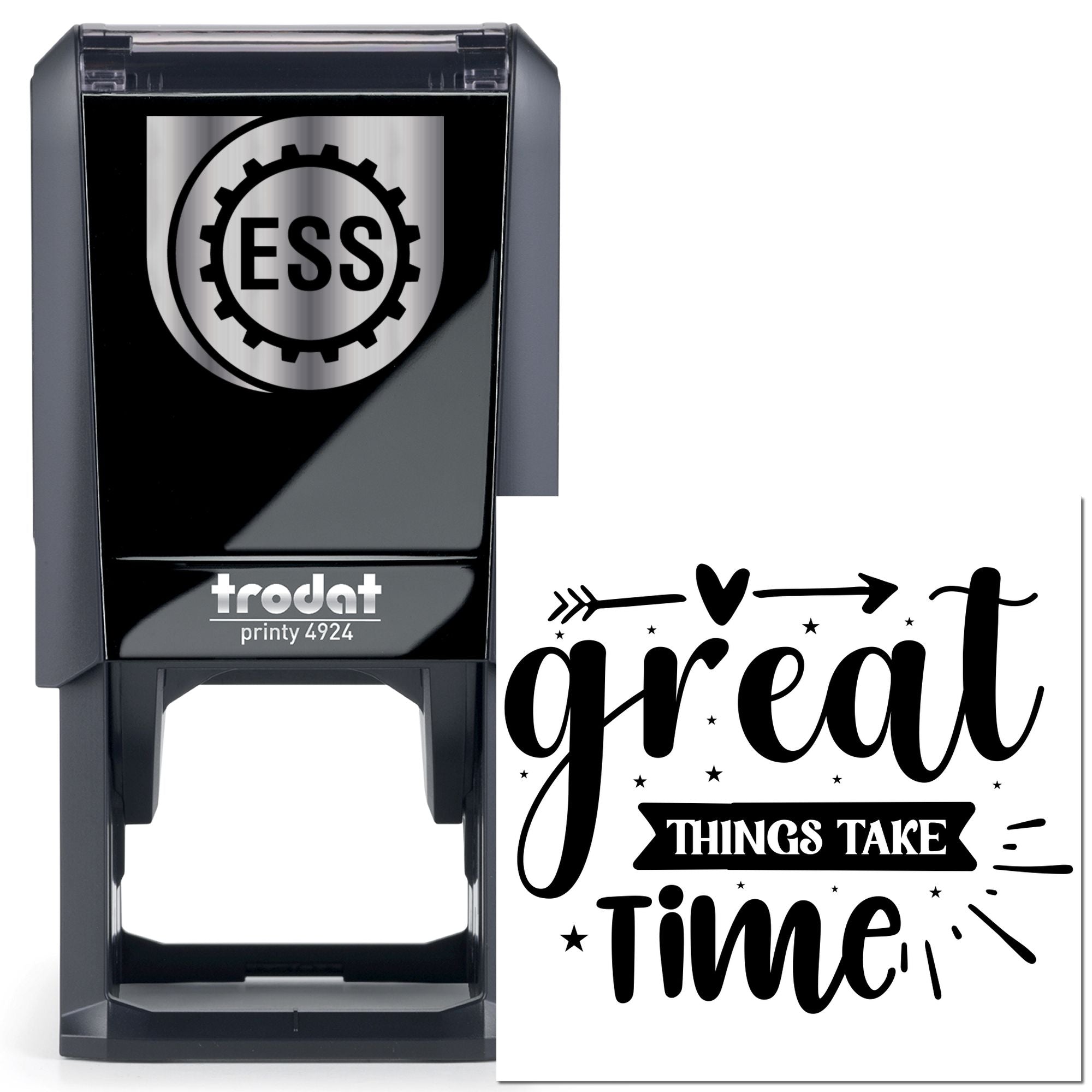 Self-Inking Motivational Quote Scrapbooking Stamp