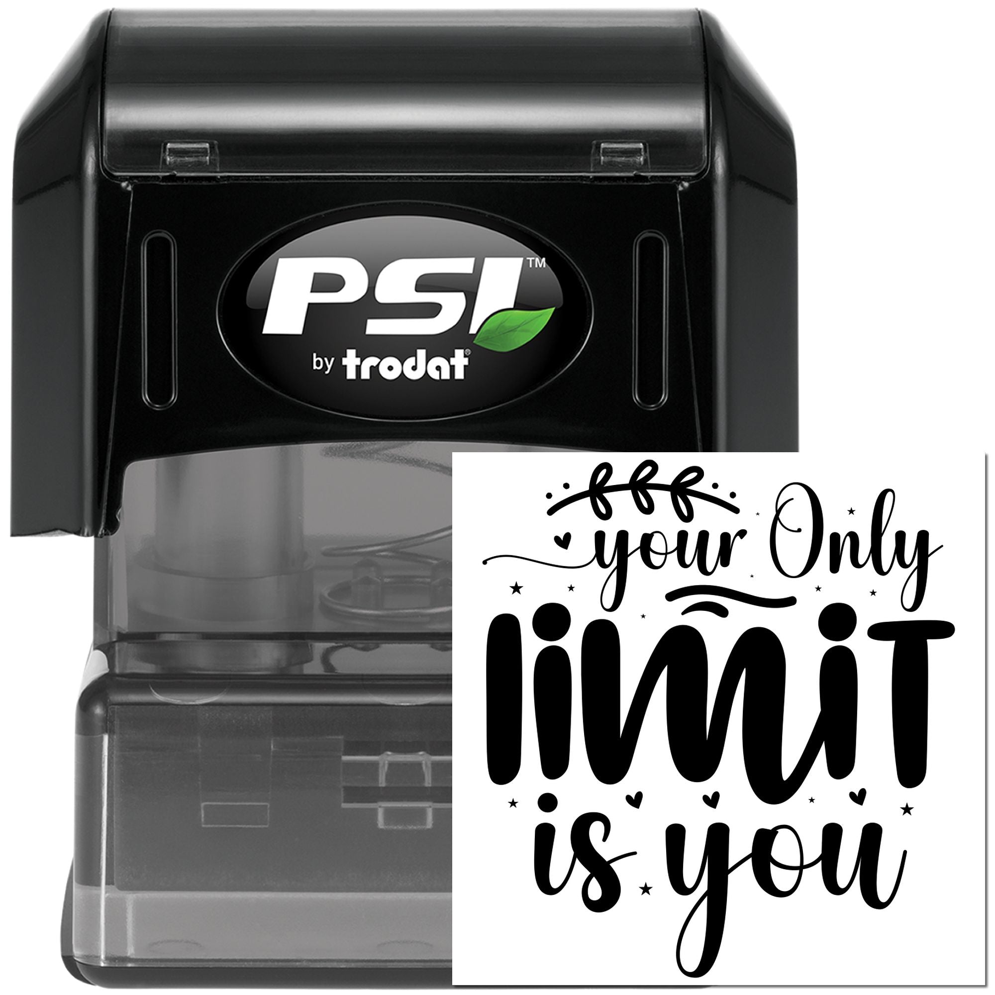 Pre-Inked Your Only Limit Card Making Stamp