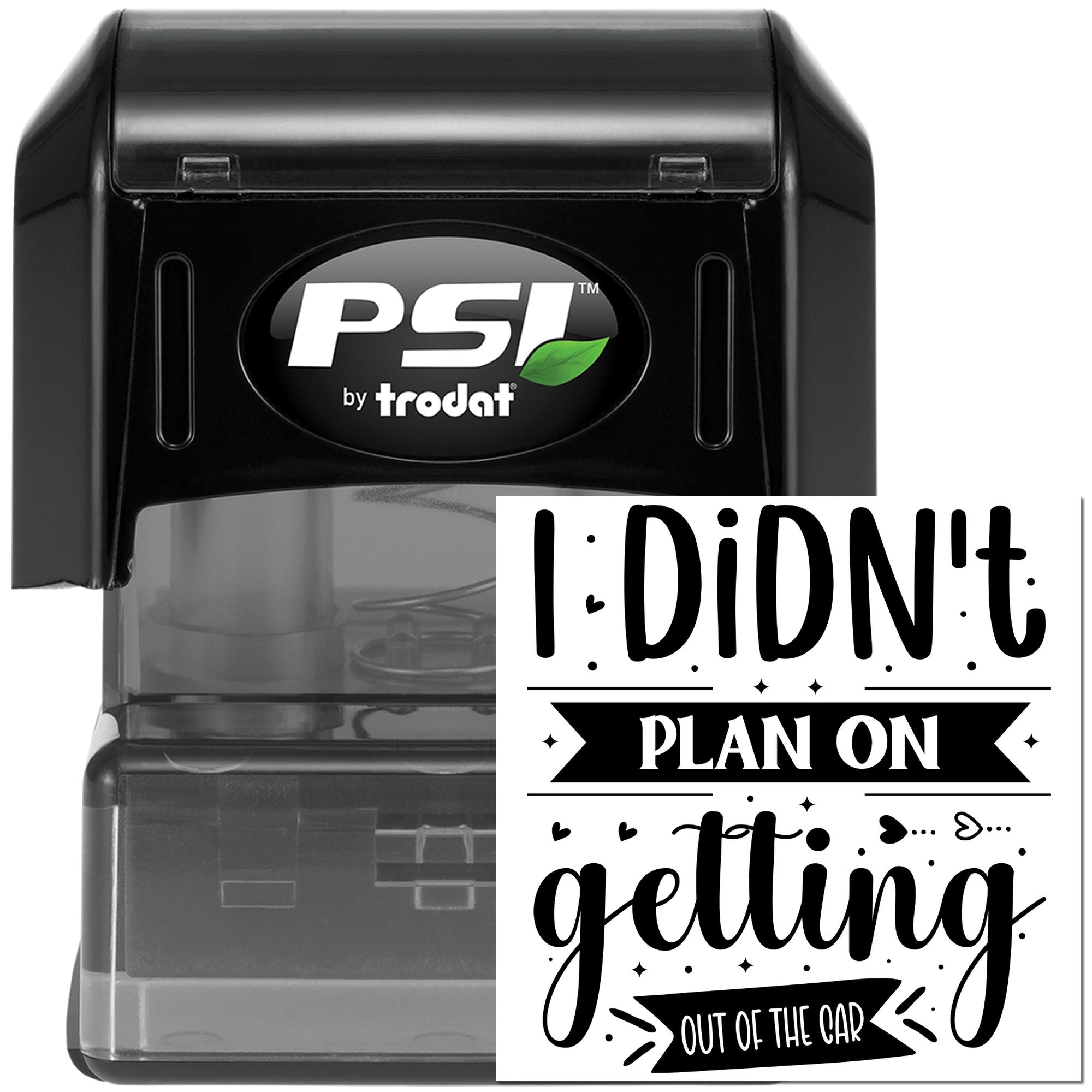 Pre-Inked Unexpected Car Exit Paper Craft Stamp