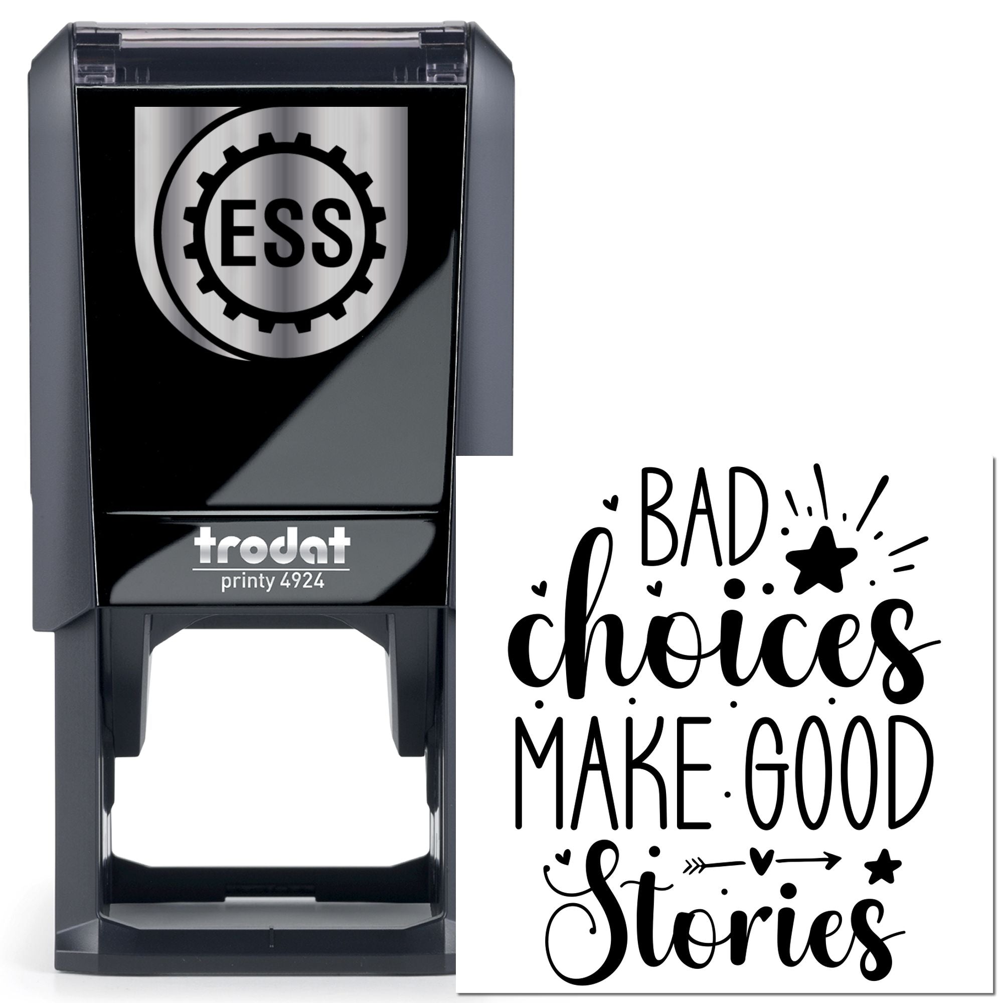 Self-Inking Bad Choices Cardmaking Stamp