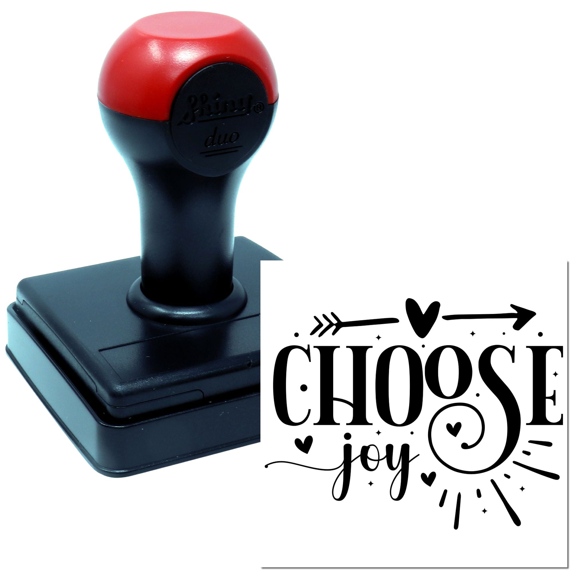 Duo Choose Joy Every Single Day Hand Stamp