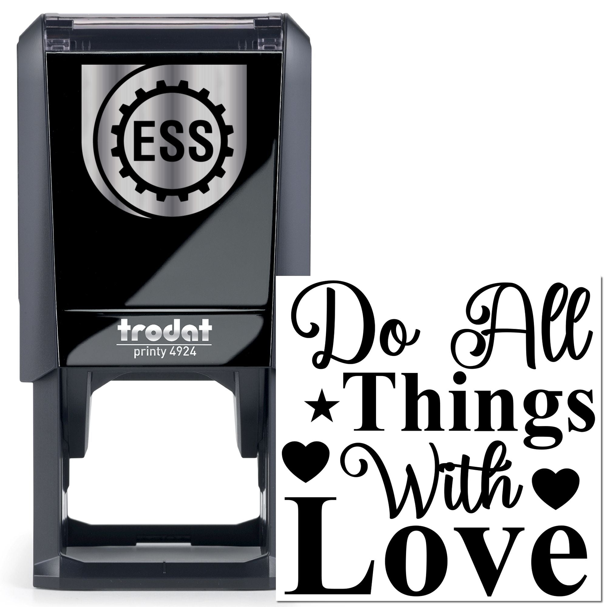 Self-Inking Love Poster Place Card Stamp