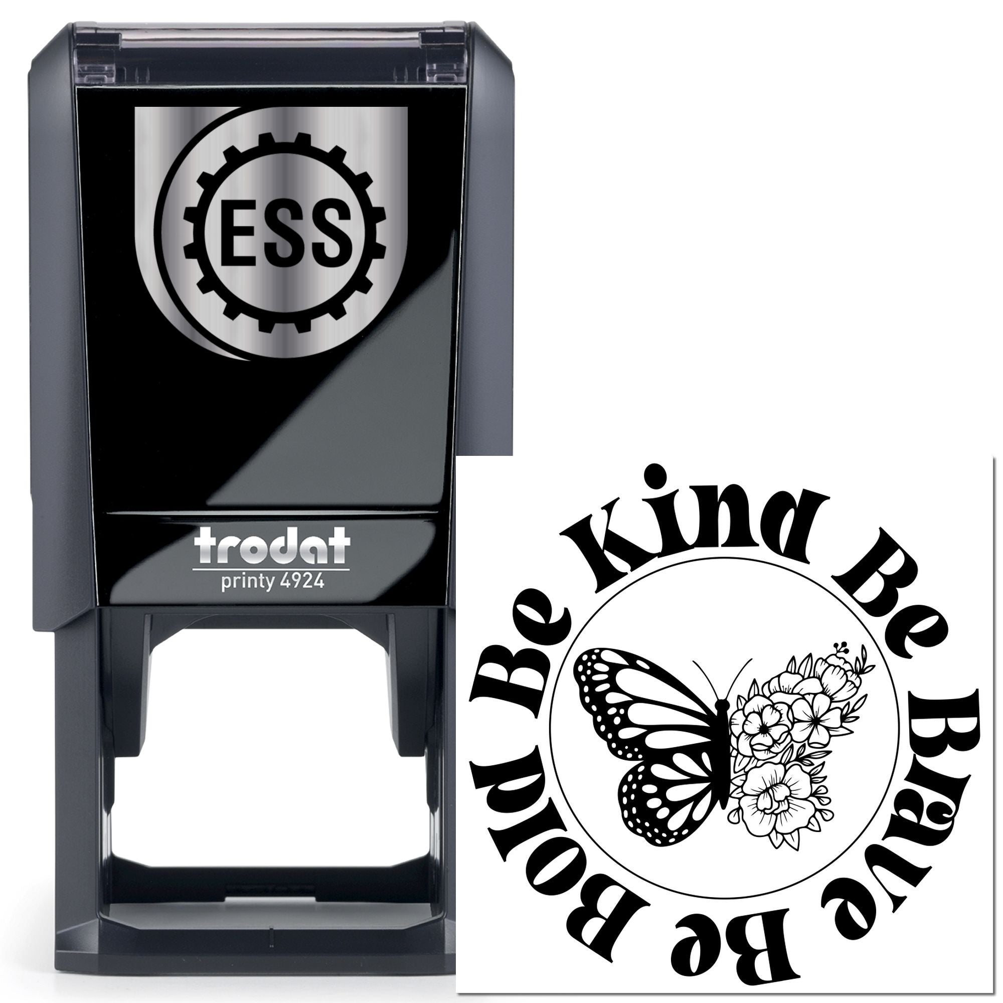 Self-Inking Butterfly Bouquet Scrapbooking Stamp