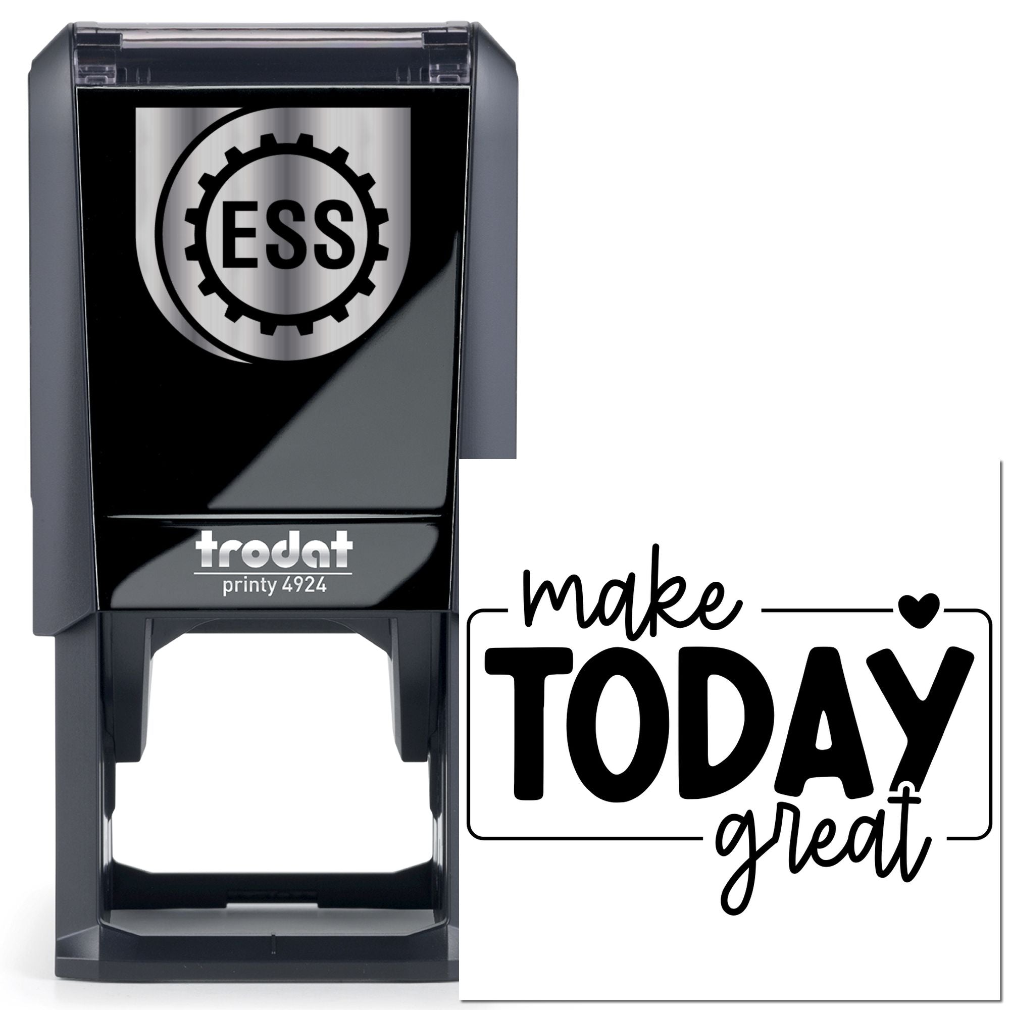 Self-Inking Motivational Quote Card Making Stamp