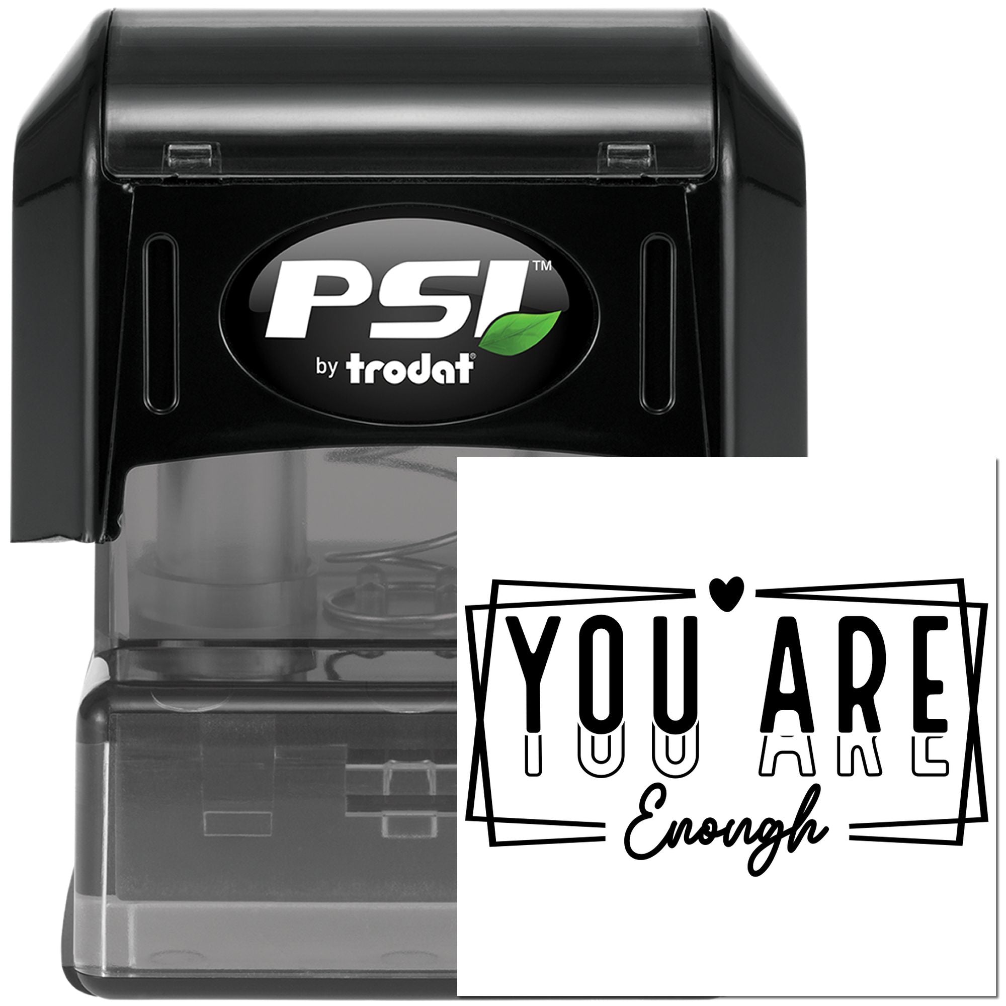 Pre-Inked You Are Enough Card Making Stamp