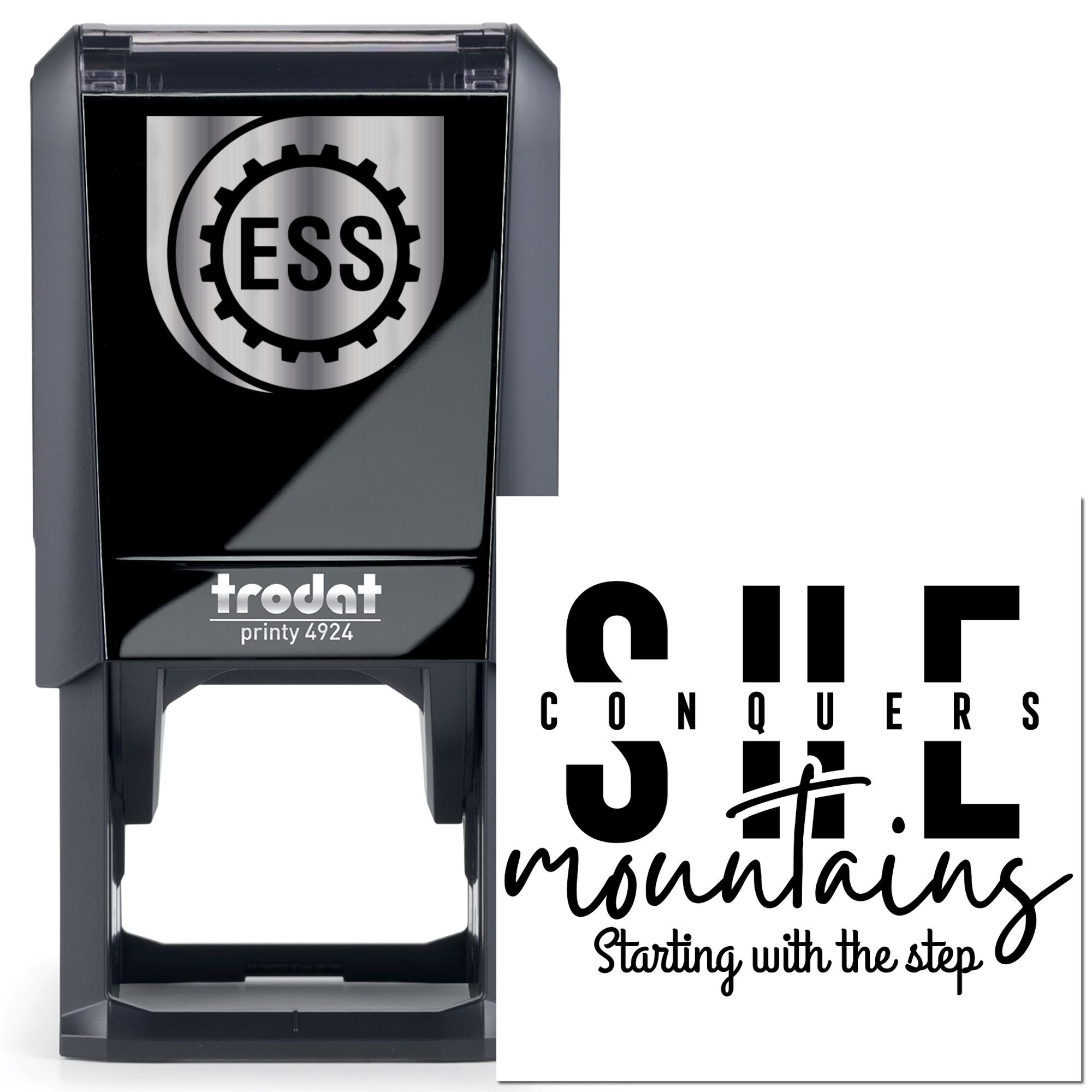 Self-Inking Conquer Mountains Cardmaking Stamp