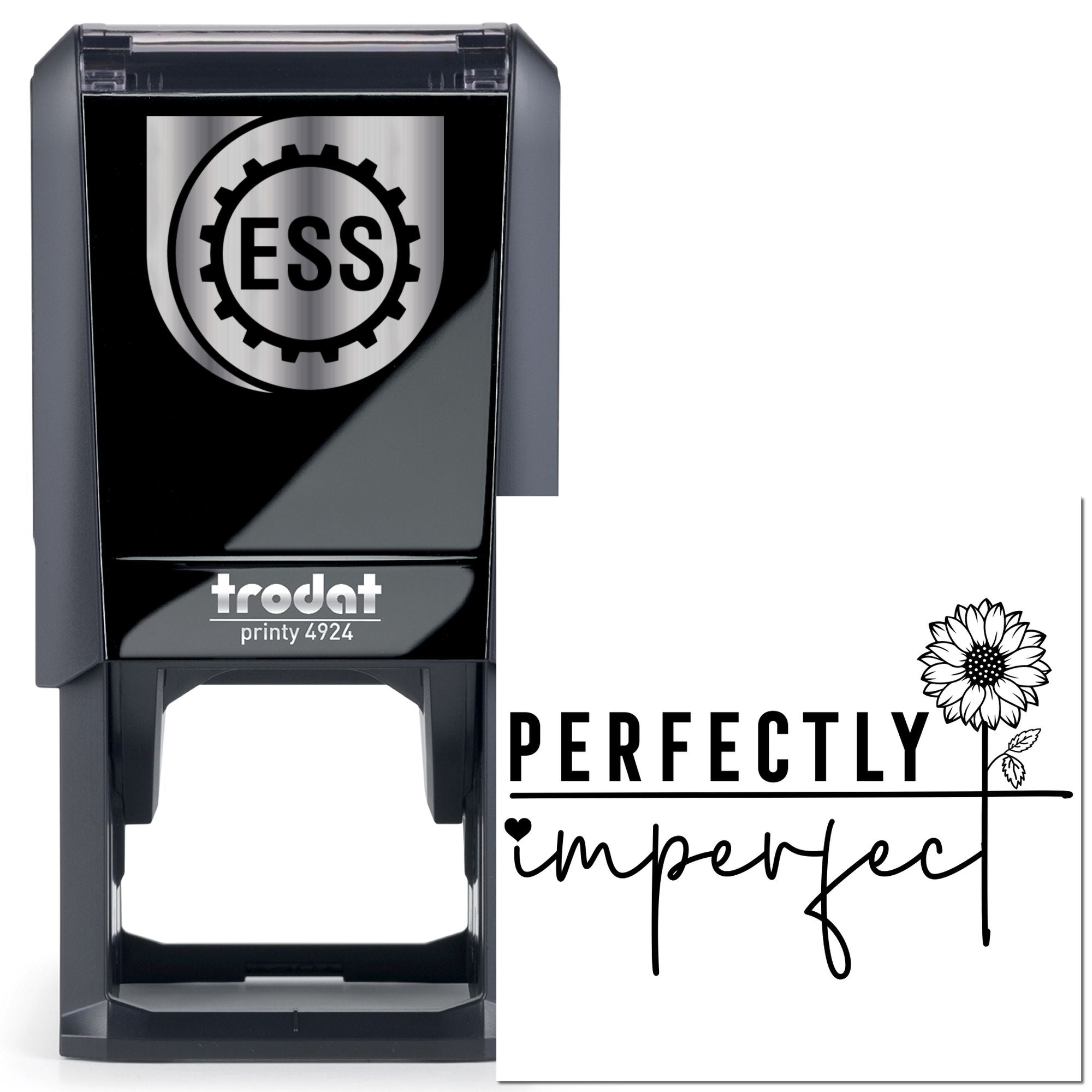 Self-Inking Perfectly Imperfect Note Card Stamp