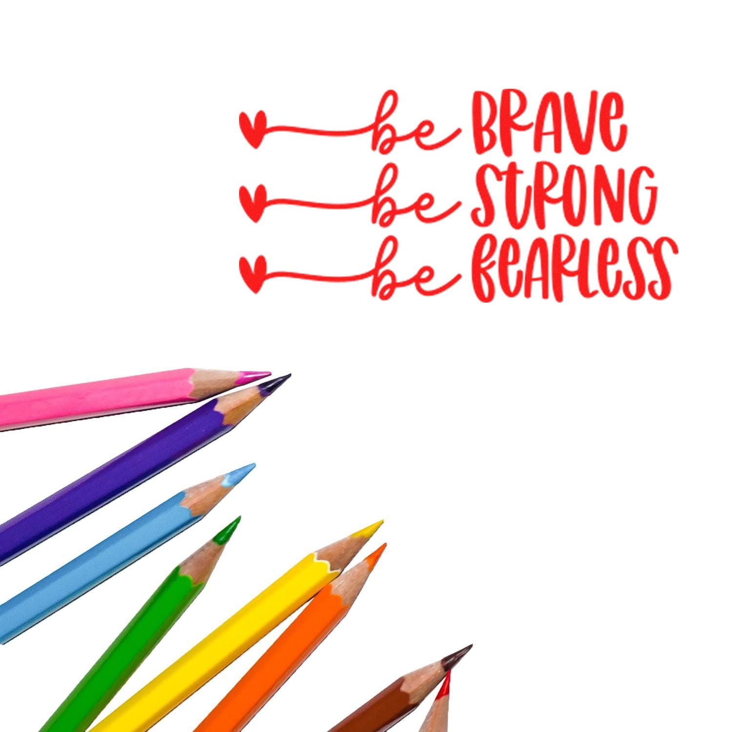 Self-Inking Be Brave Journaling Stamp