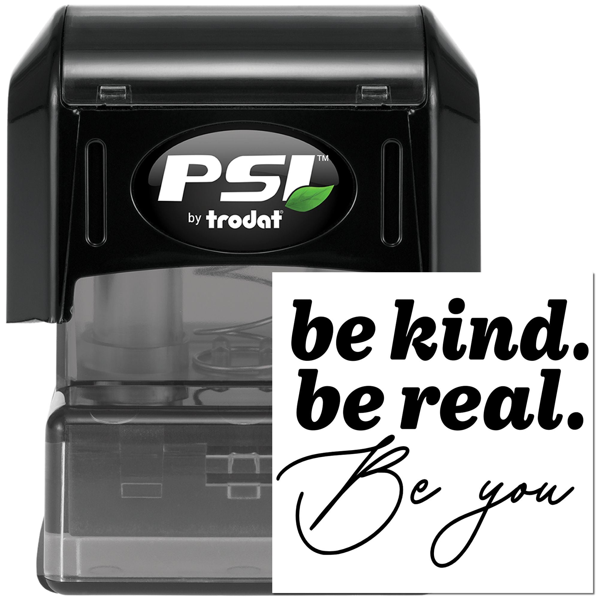 Pre-Inked Be Kind Real Greeting Card Stamp