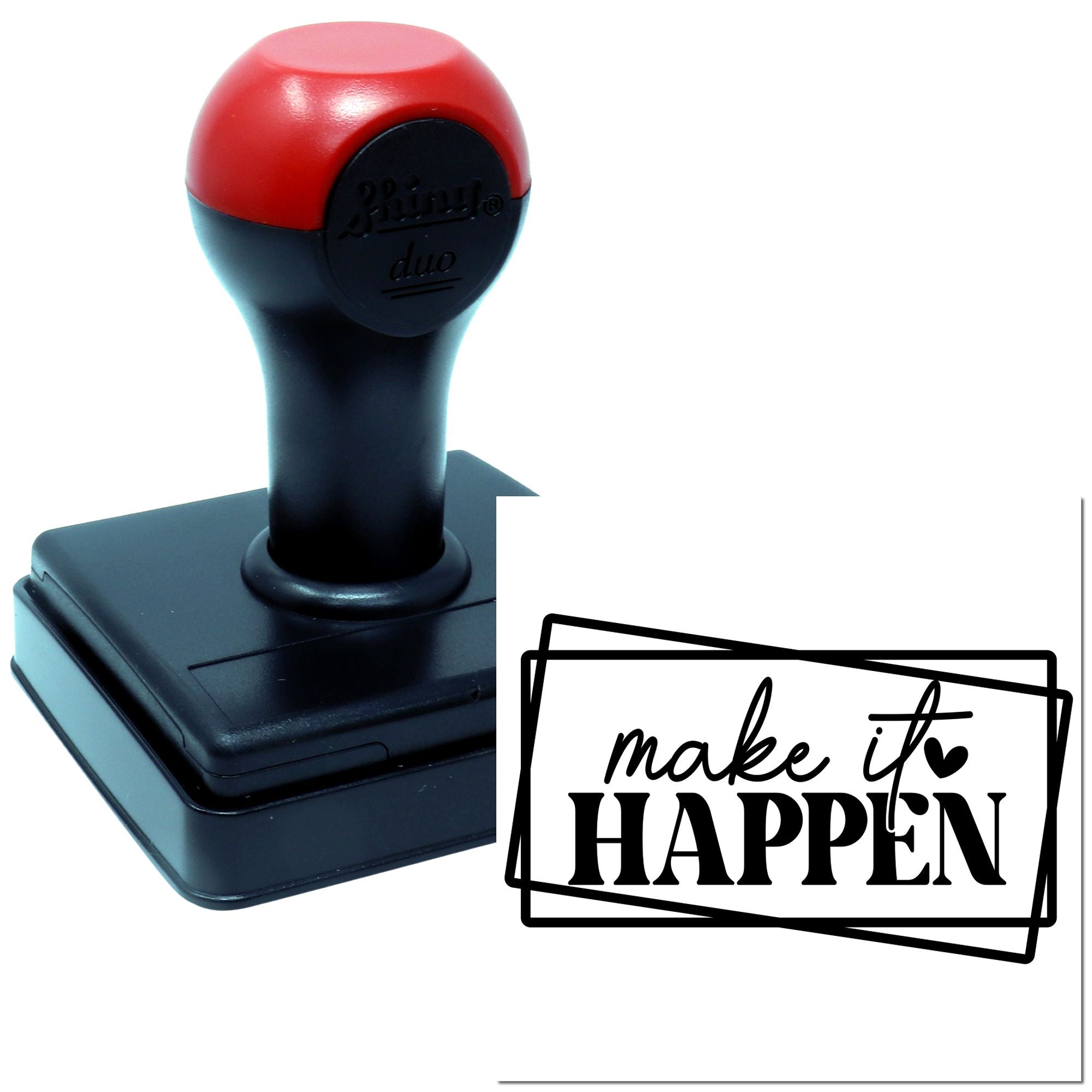 Duo Make It Happen Bold Heart Hand Stamp