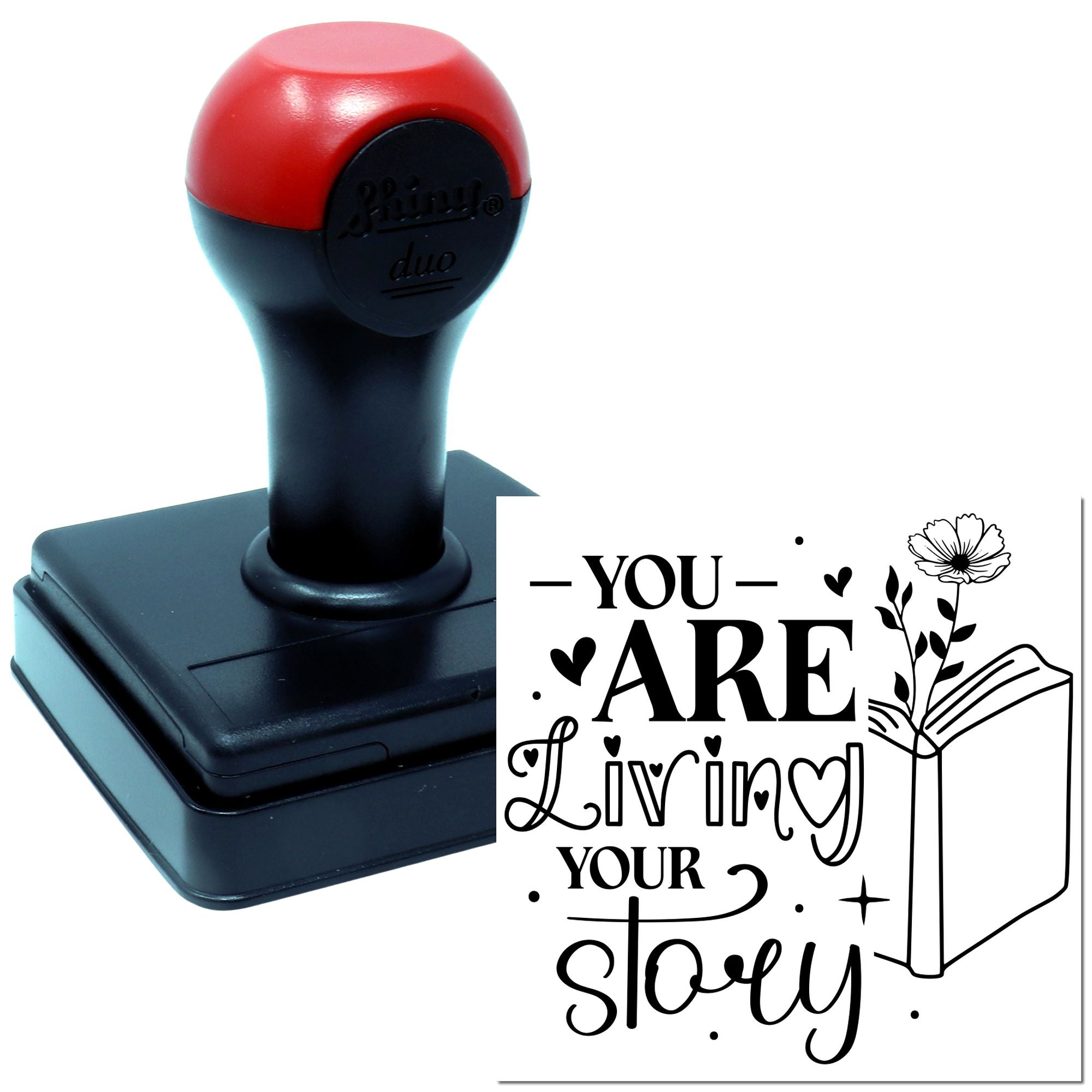 Duo Blossoming Pages Living Your Story Hand Stamp