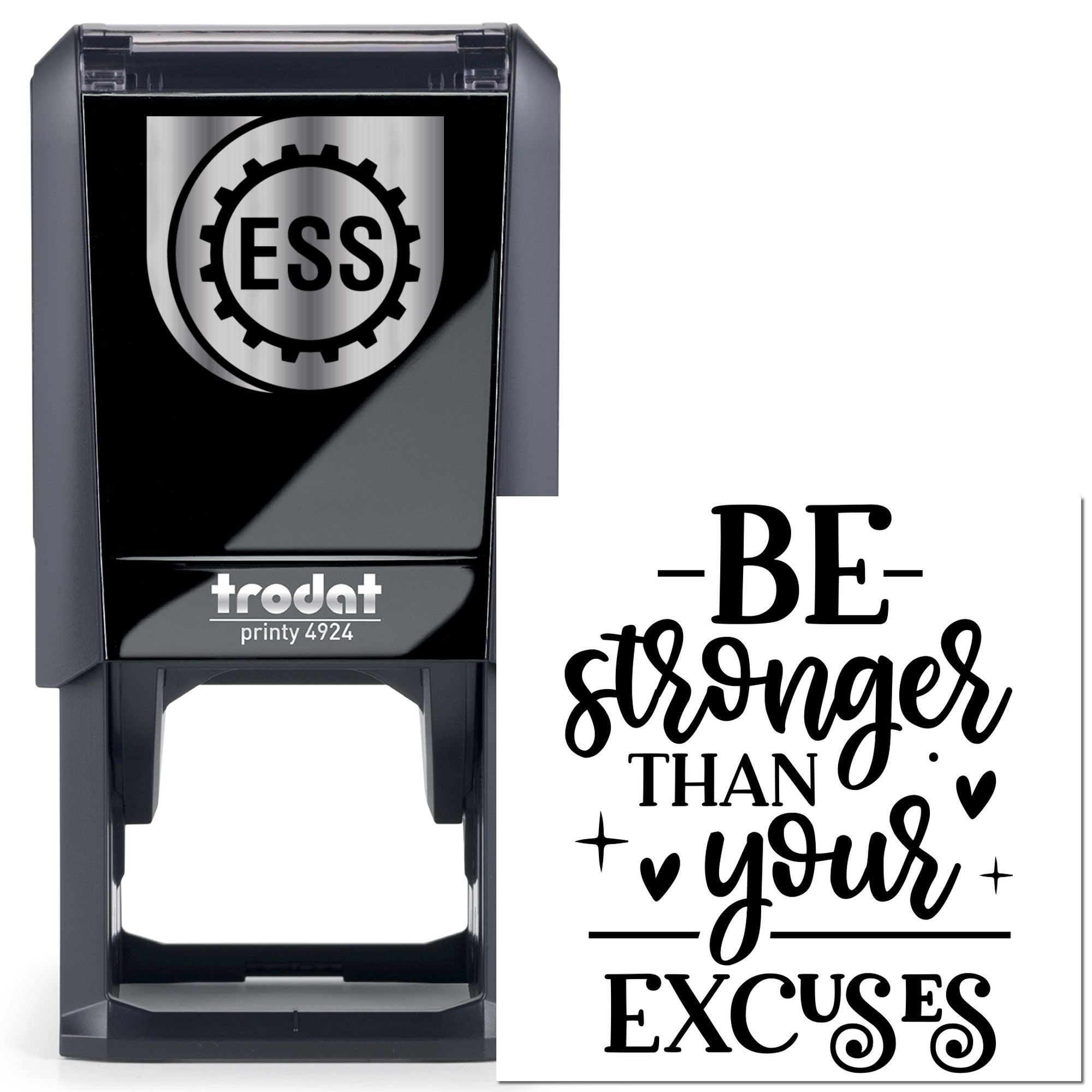 Self-Inking Motivational Quote Journaling Stamp