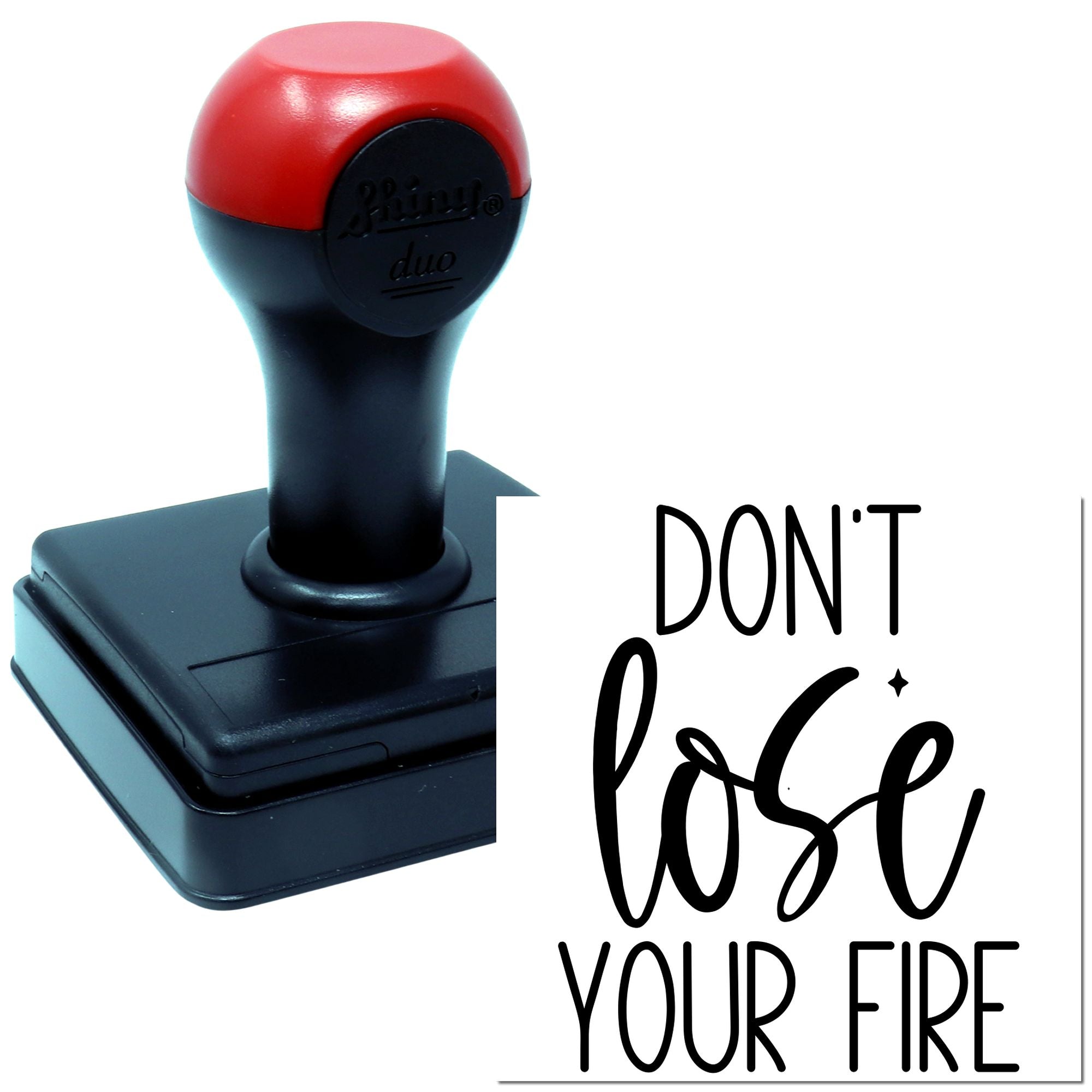 Duo Don't Lose Your Fire Sign Hand Stamp