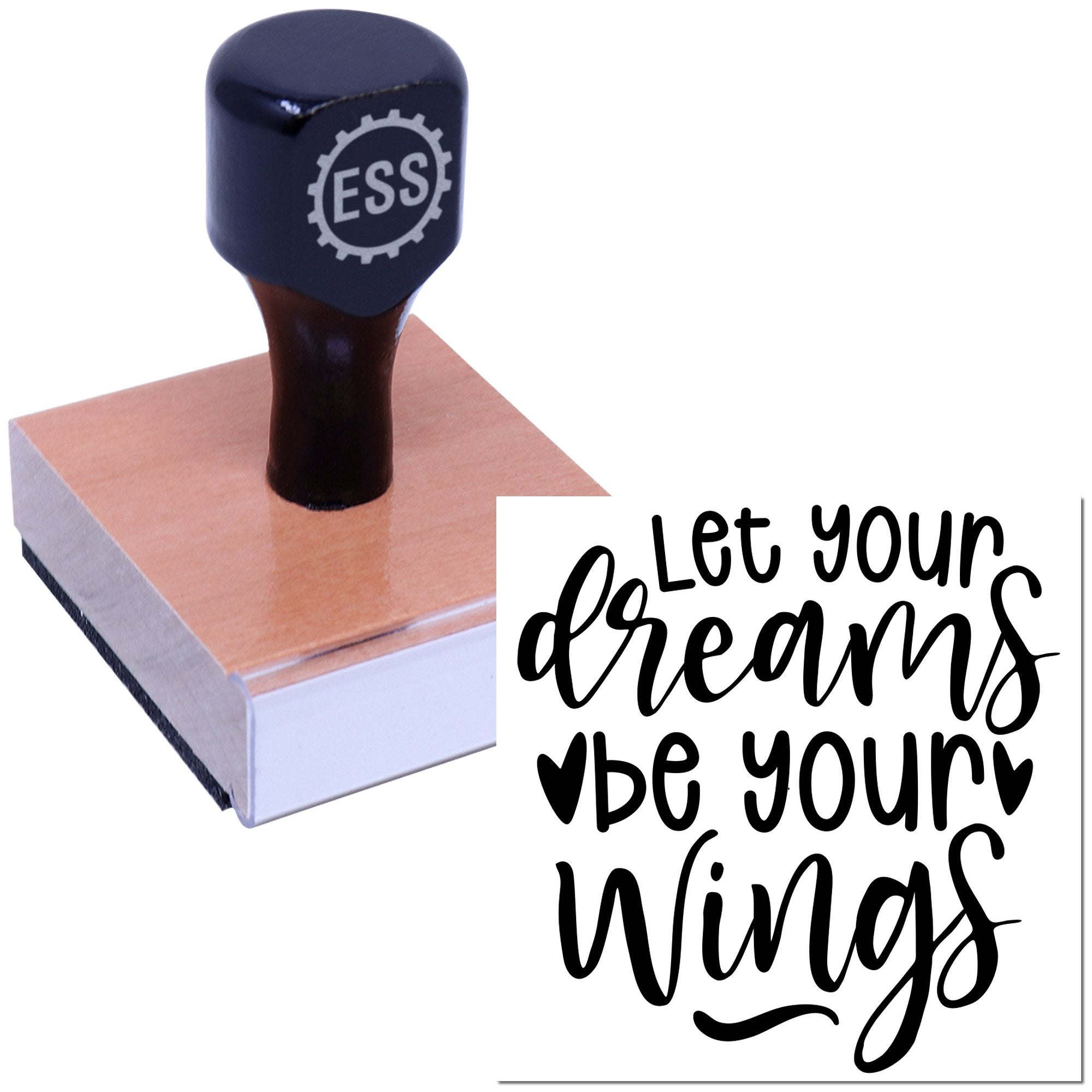 Dreams Take Flight Scrapbooking Rubber Stamp