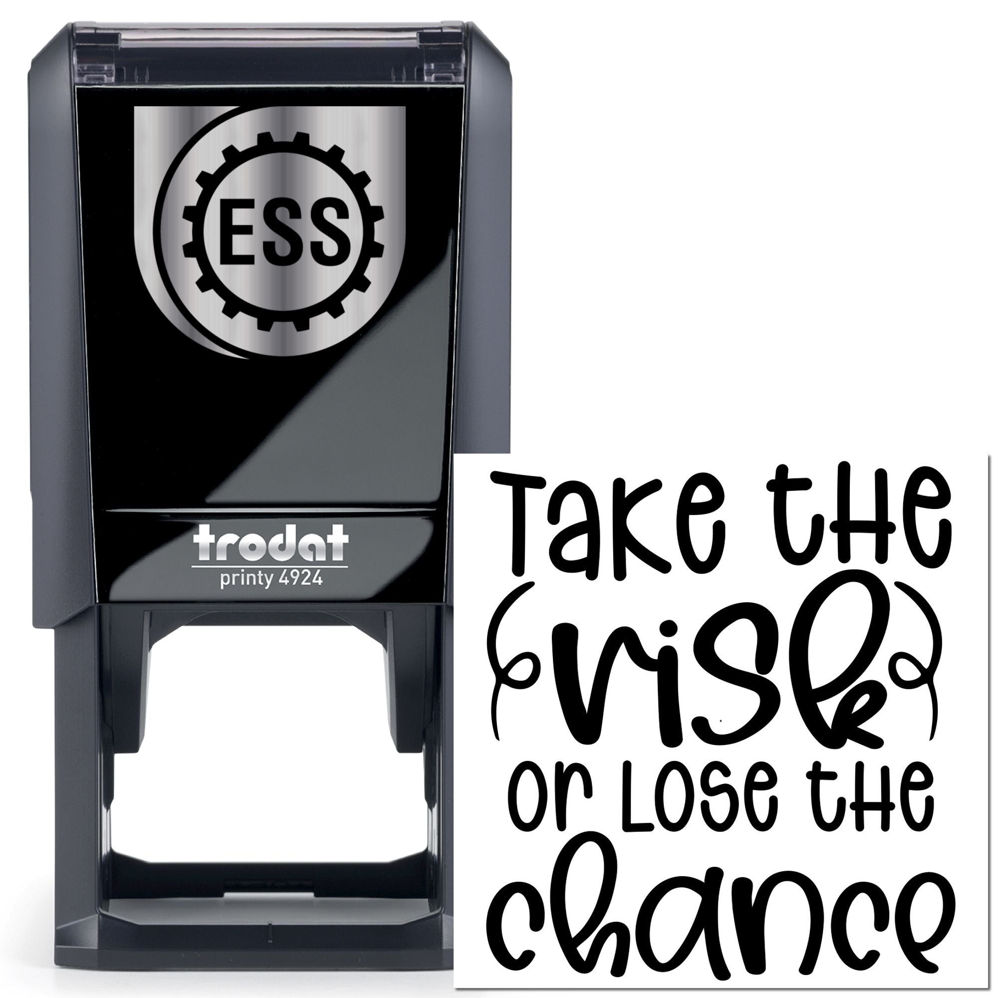 Self-Inking Take Risk Crafting Stamp
