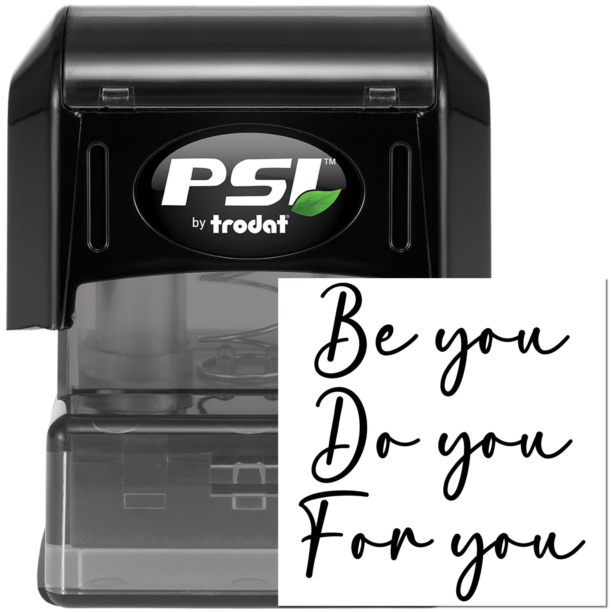 Pre-Inked Be You Do Scrapbooking Stamp