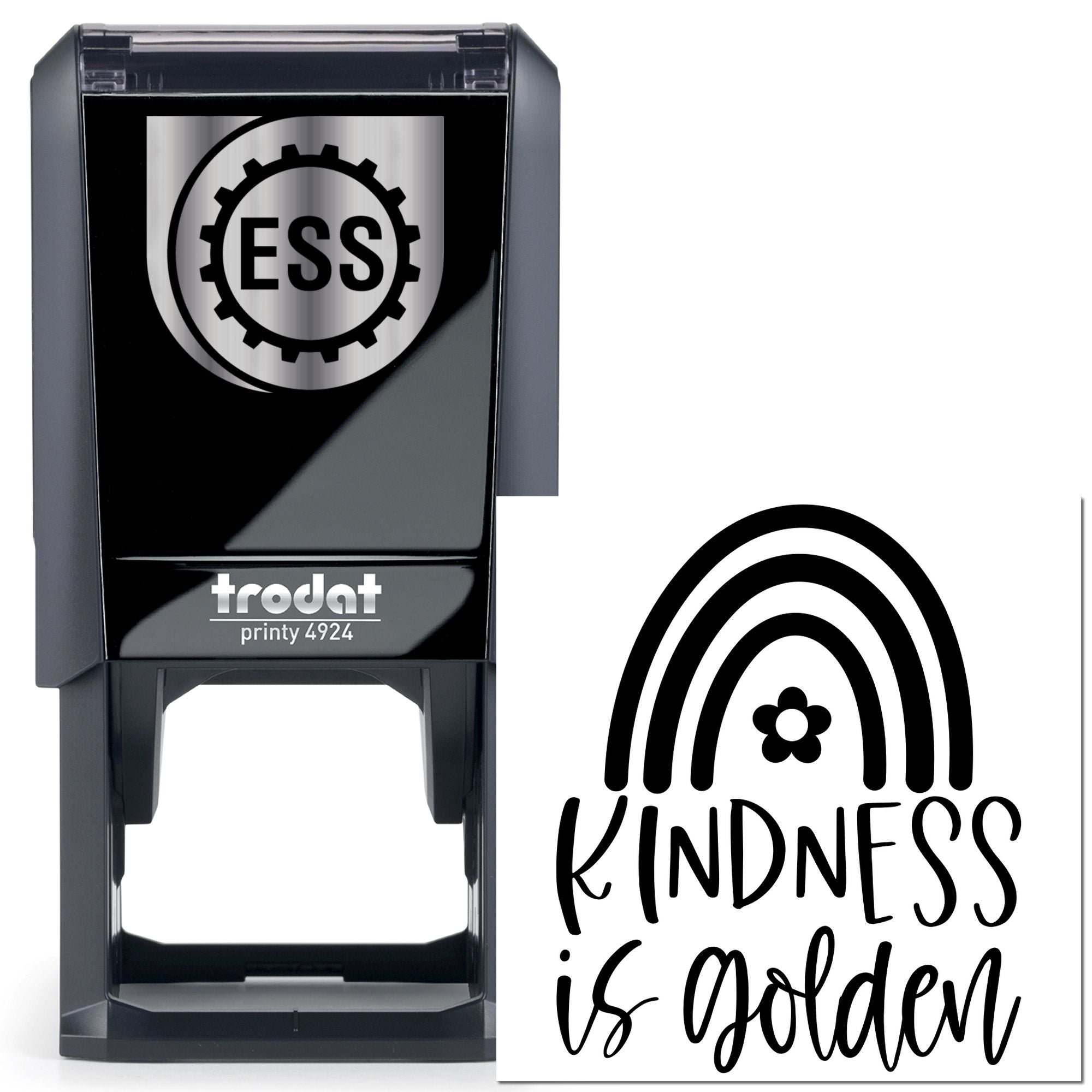 Self-Inking Golden Kindness Paper Craft Stamp