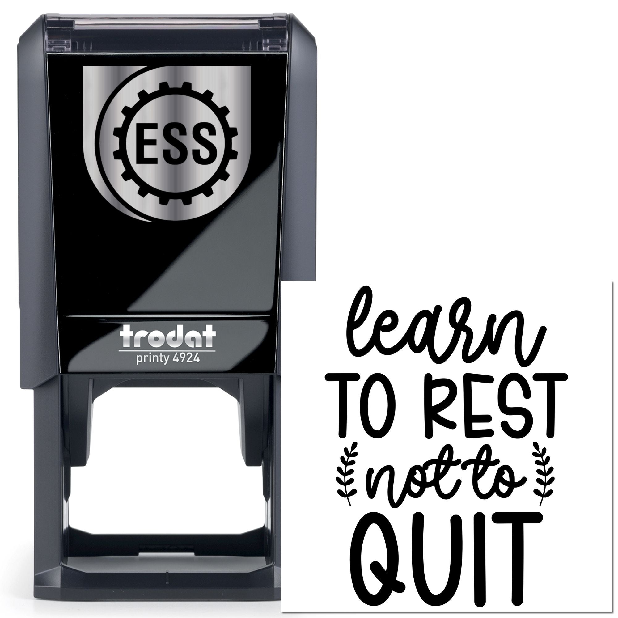 Self-Inking Motivational Quote Greeting Card Stamp