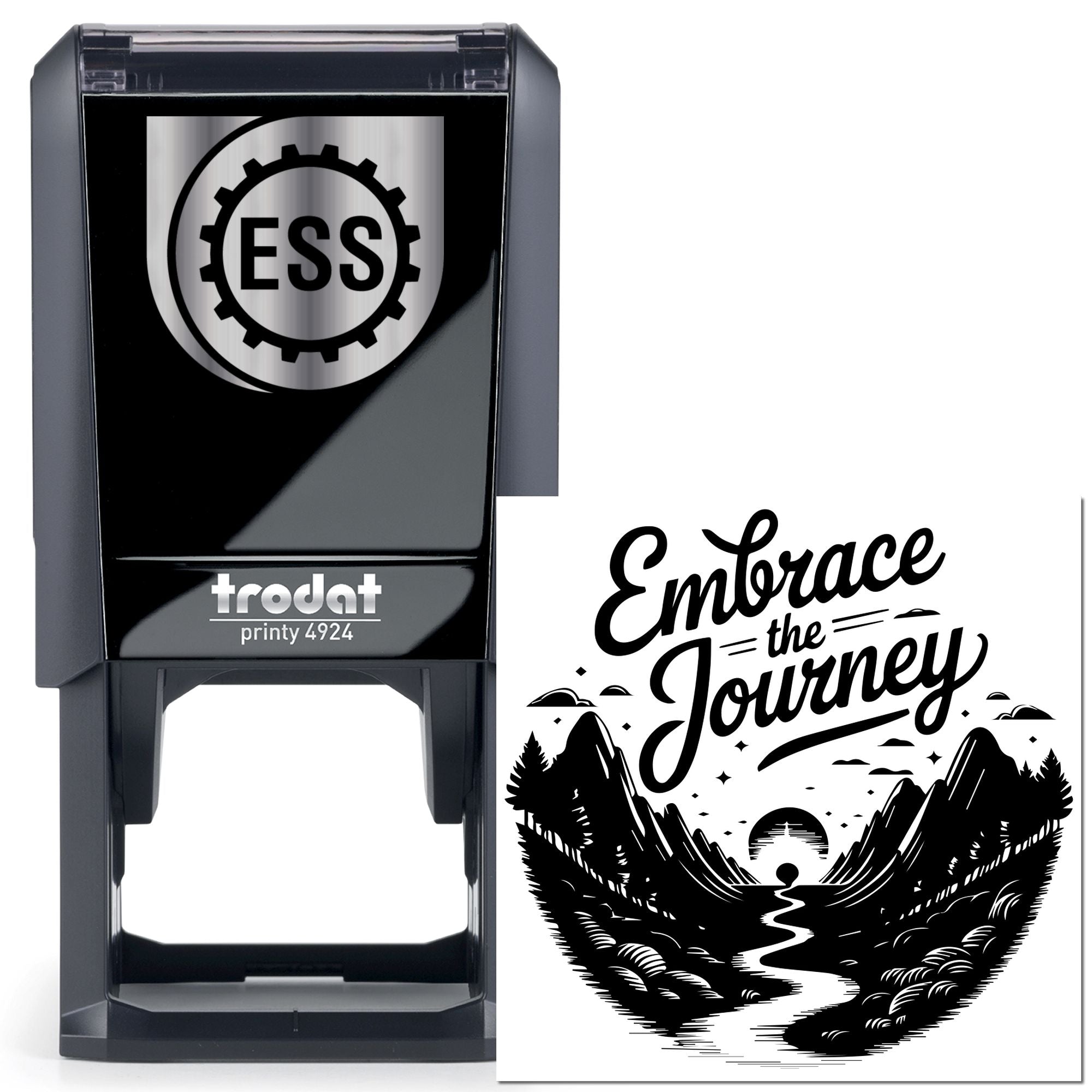 Self-Inking Embrace Journey Crafting Stamp