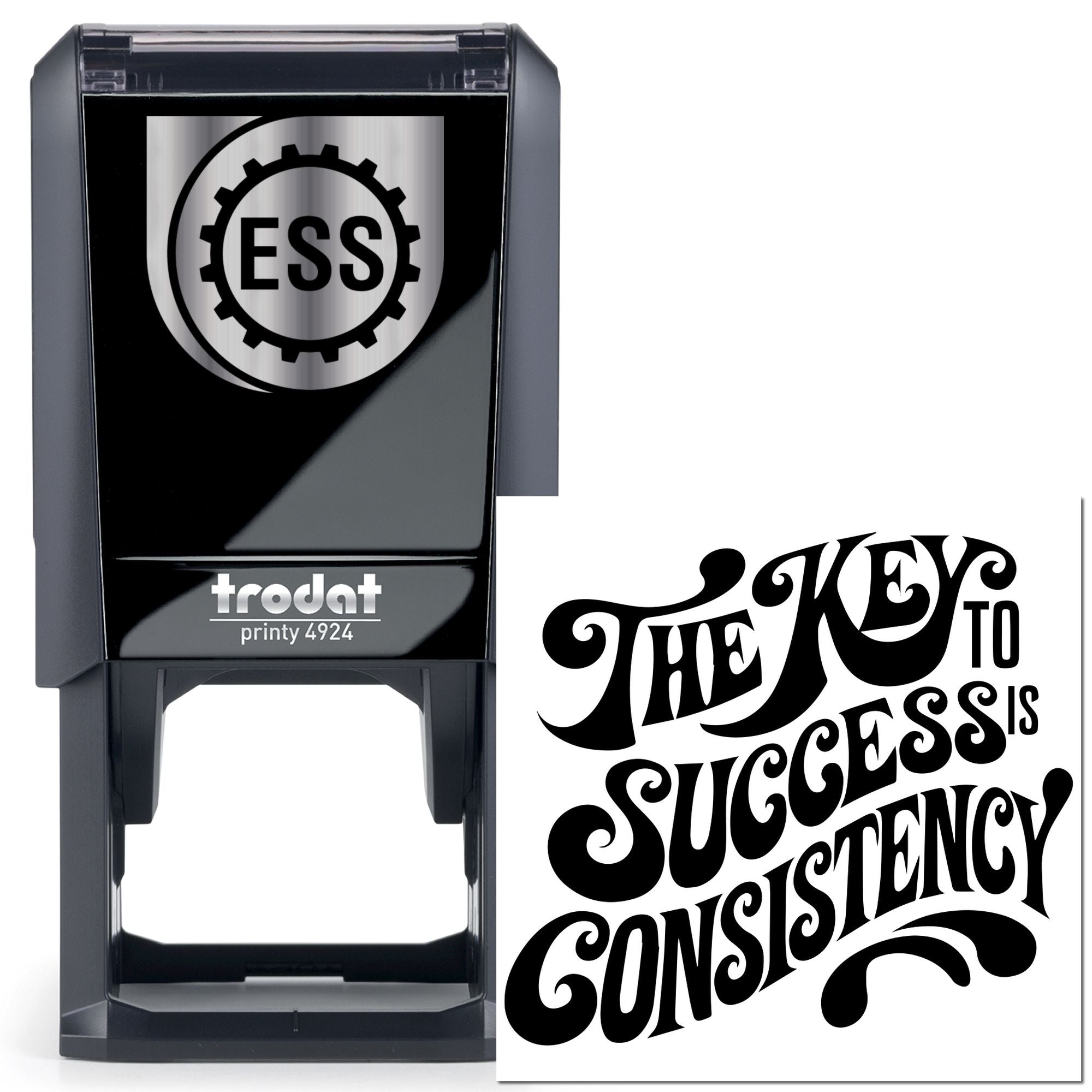 Self-Inking Motivational Poster Card Making Stamp