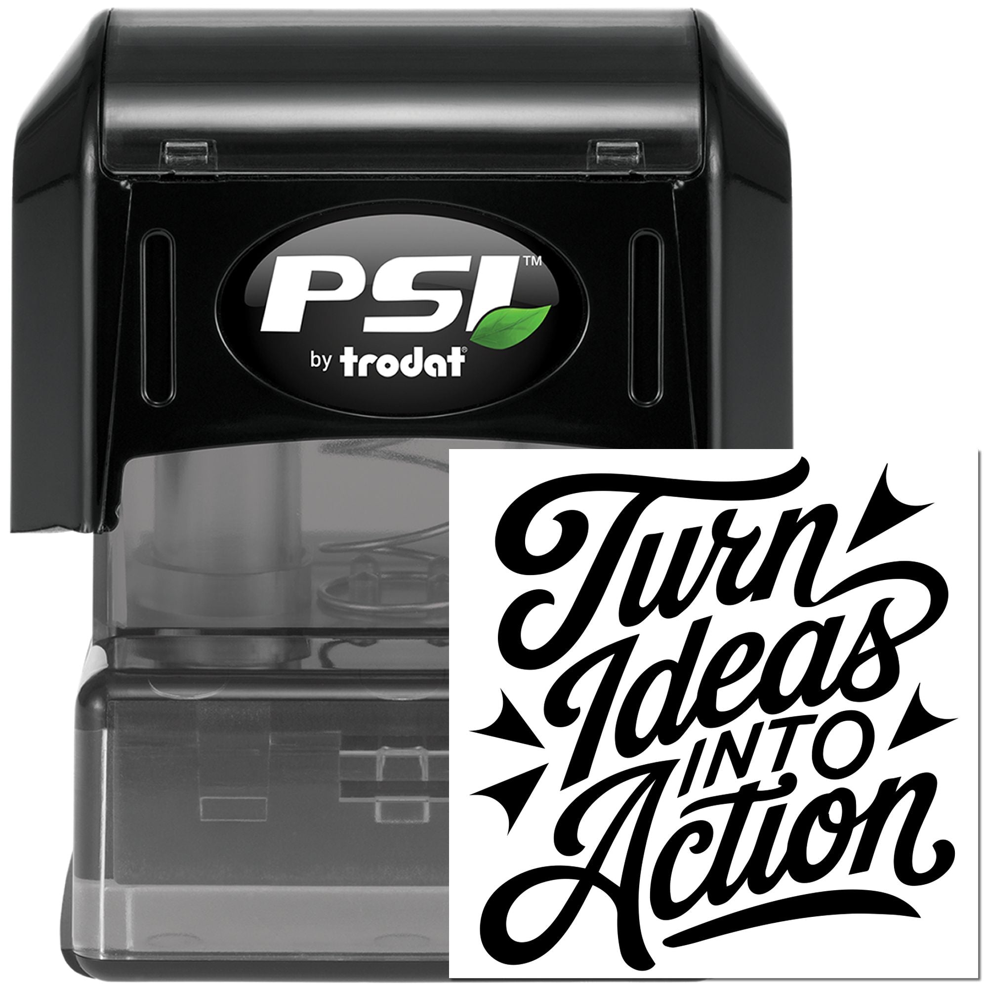 Pre-Inked Ideas Into Action Paper Craft Stamp