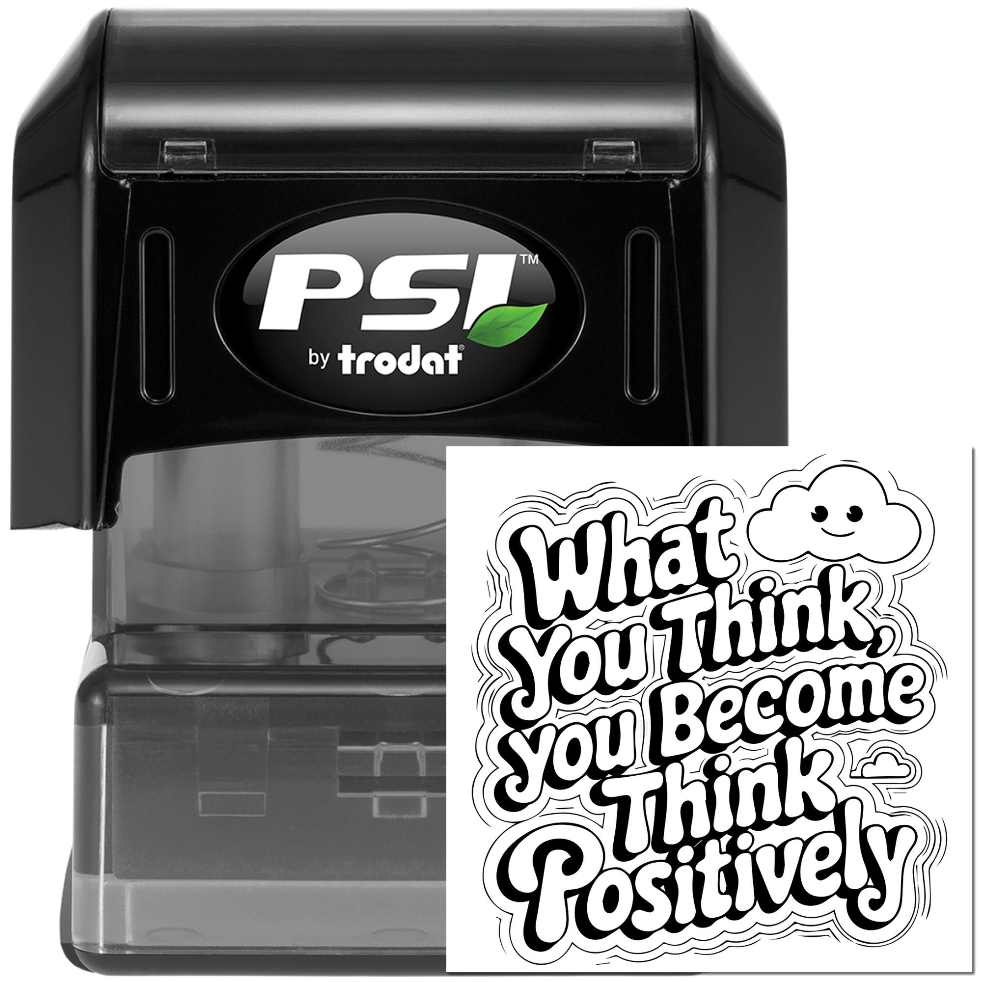 Pre-Inked What You Think Papercraft Stamp