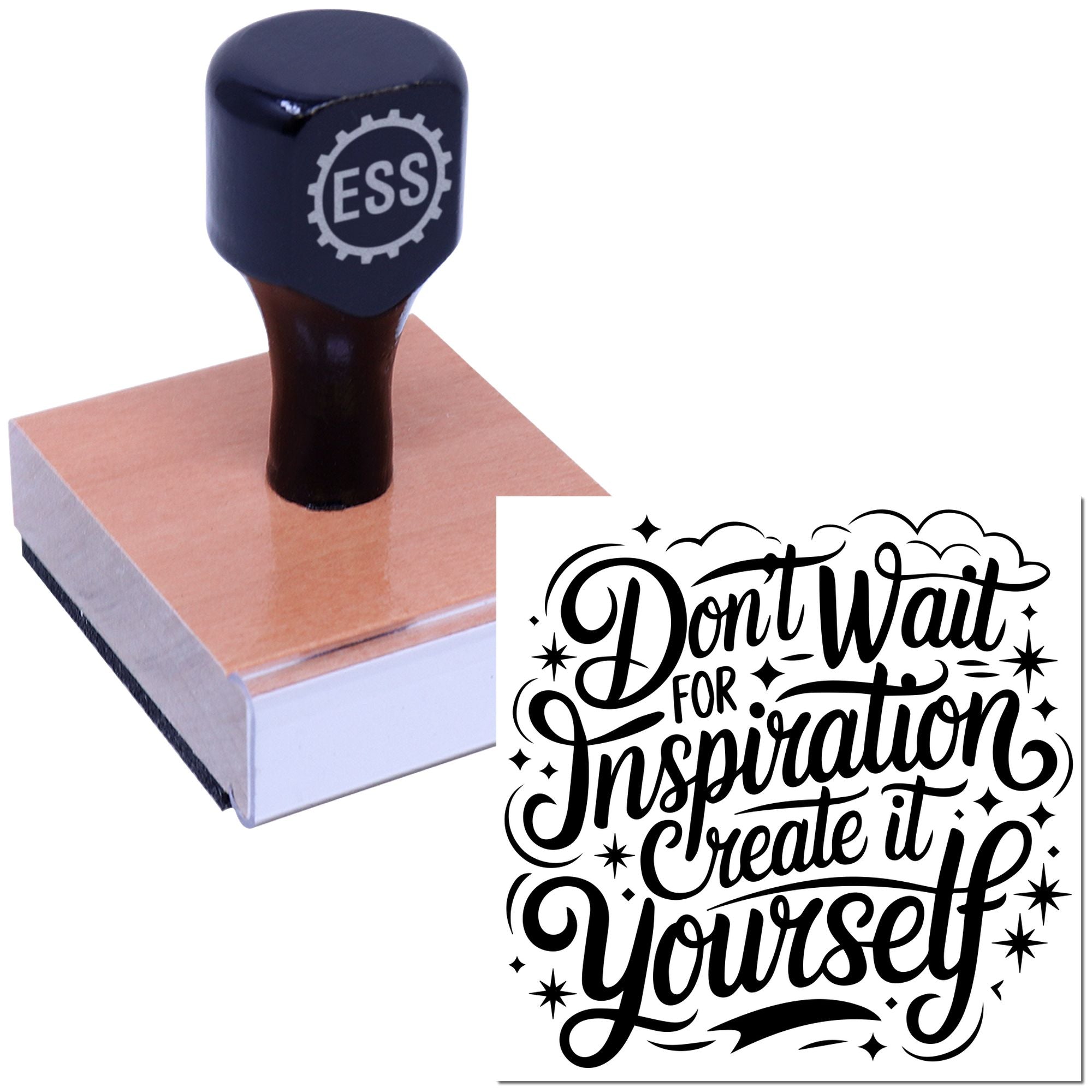 Craft Your Inspiration Mini Card Rubber Stamp