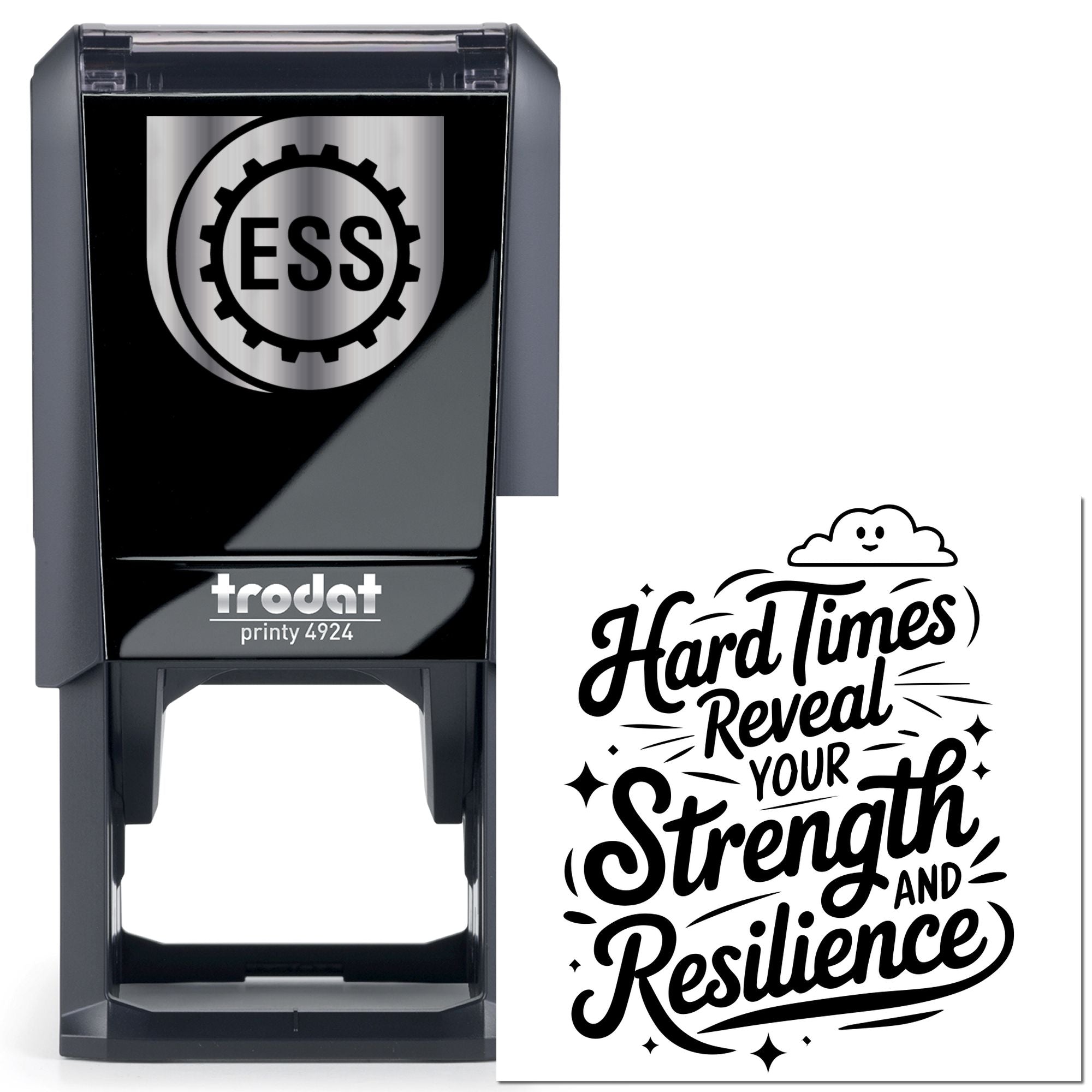 Self-Inking Motivational Quote Craft Stamp