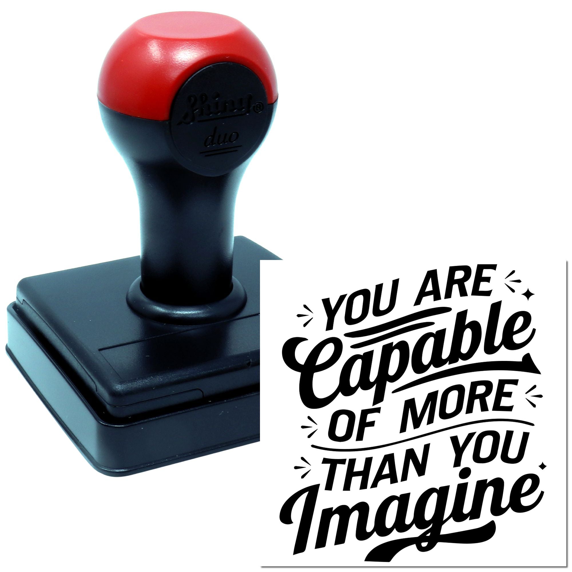 Duo Capable Of More Than Imagined Hand Stamp