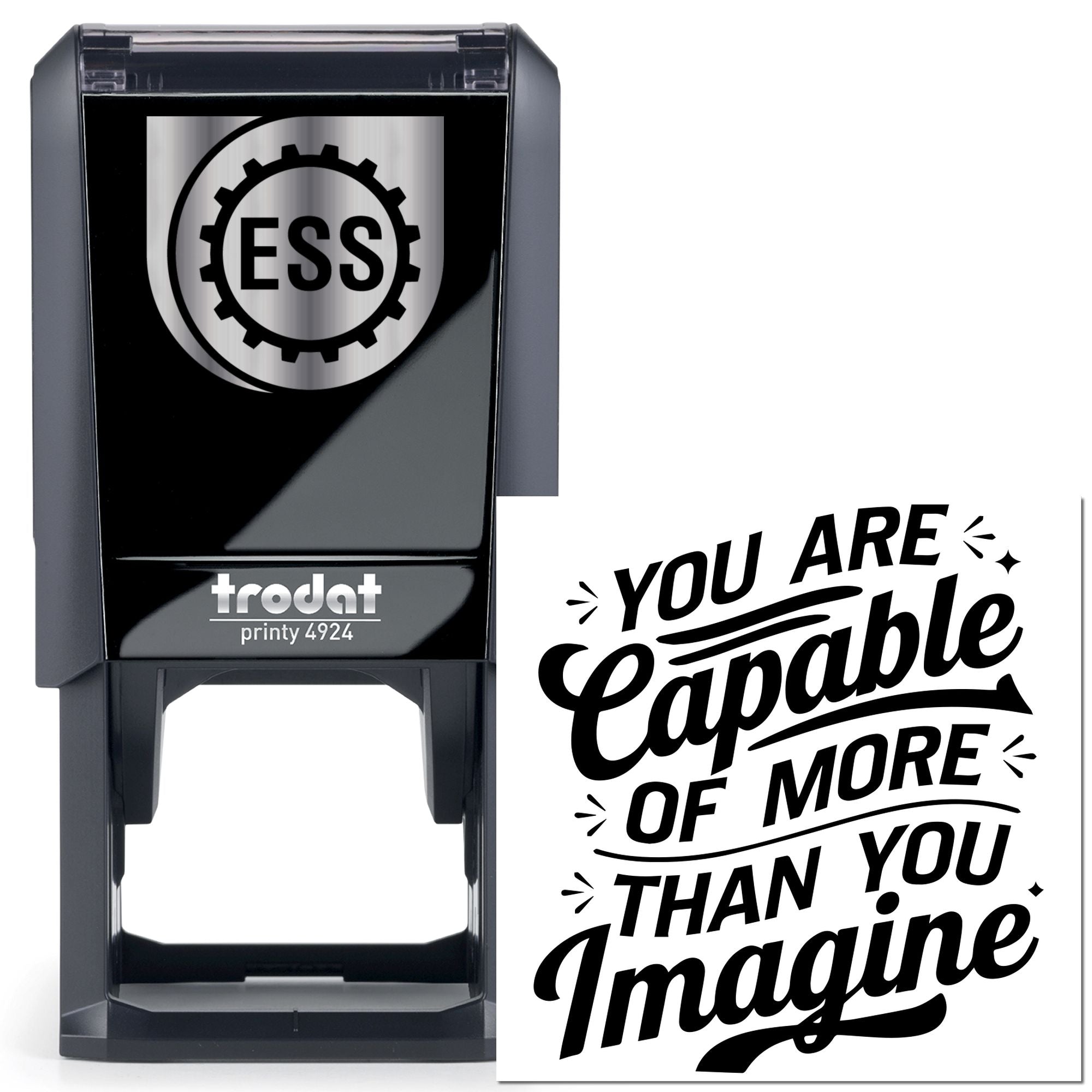 Self-Inking Motivational Poster Scrapbook Stamp