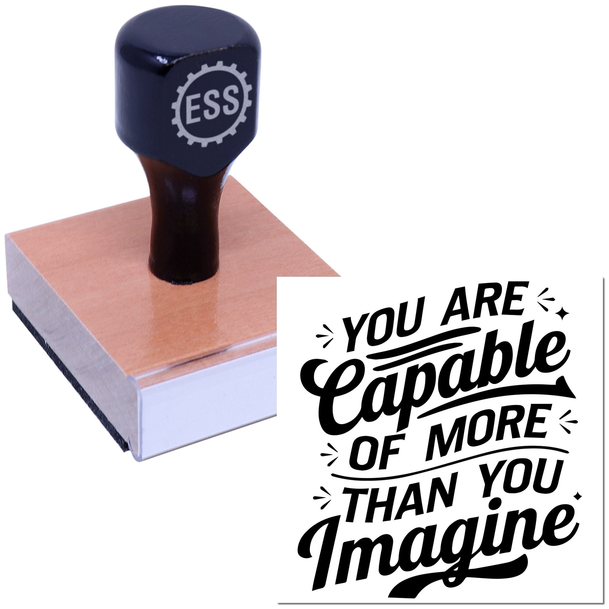 Potential Beyond Imagination Scrapbooking Rubber Stamp