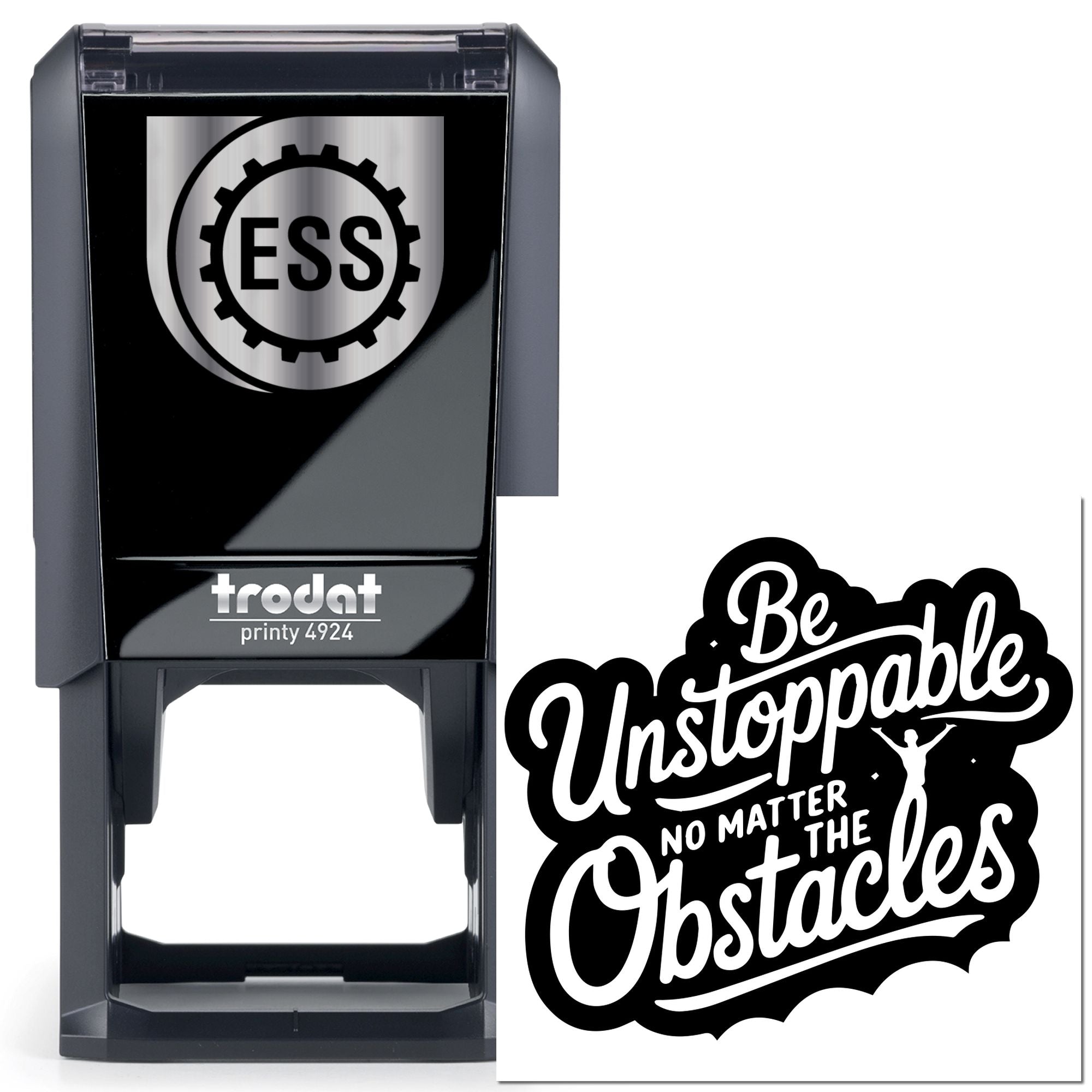 Self-Inking Be Unstoppable Scrapbooking Stamp