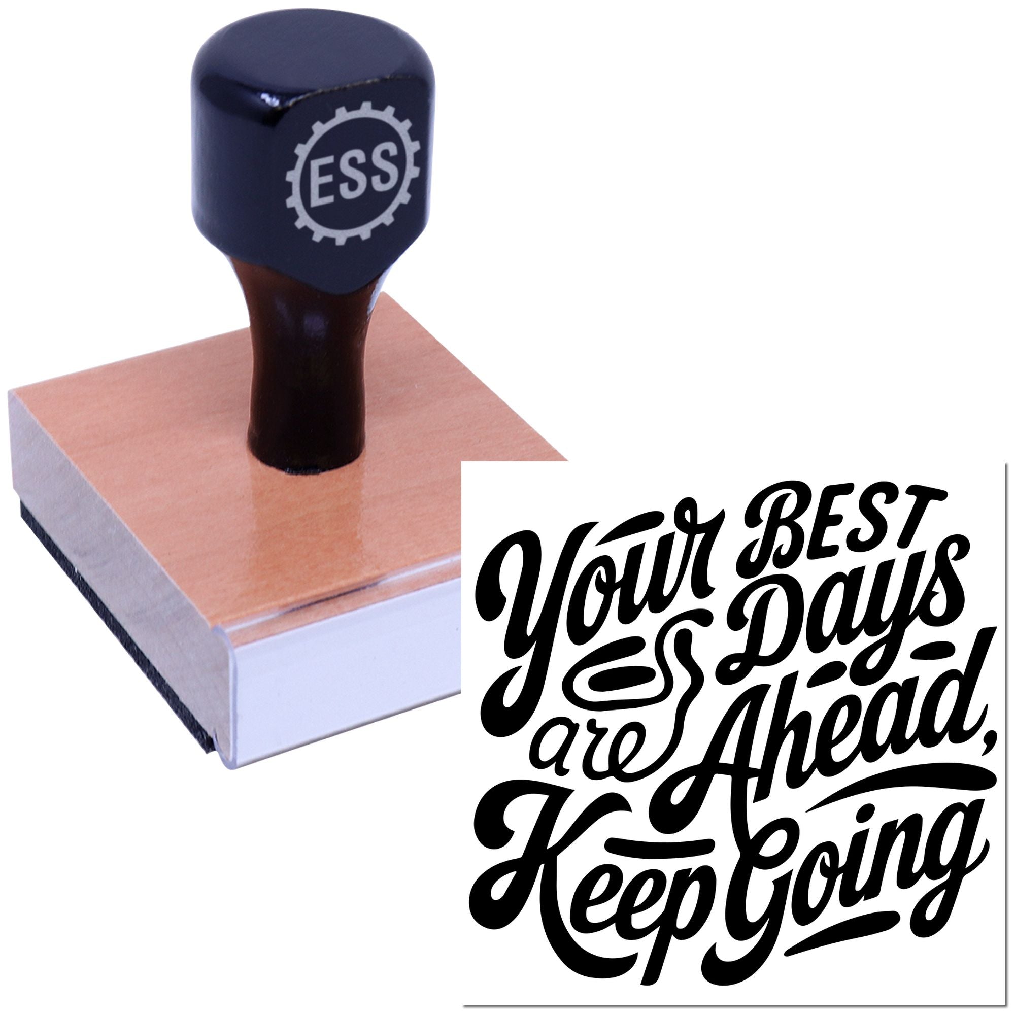 Future Forward Inspiration Paper Craft Rubber Stamp