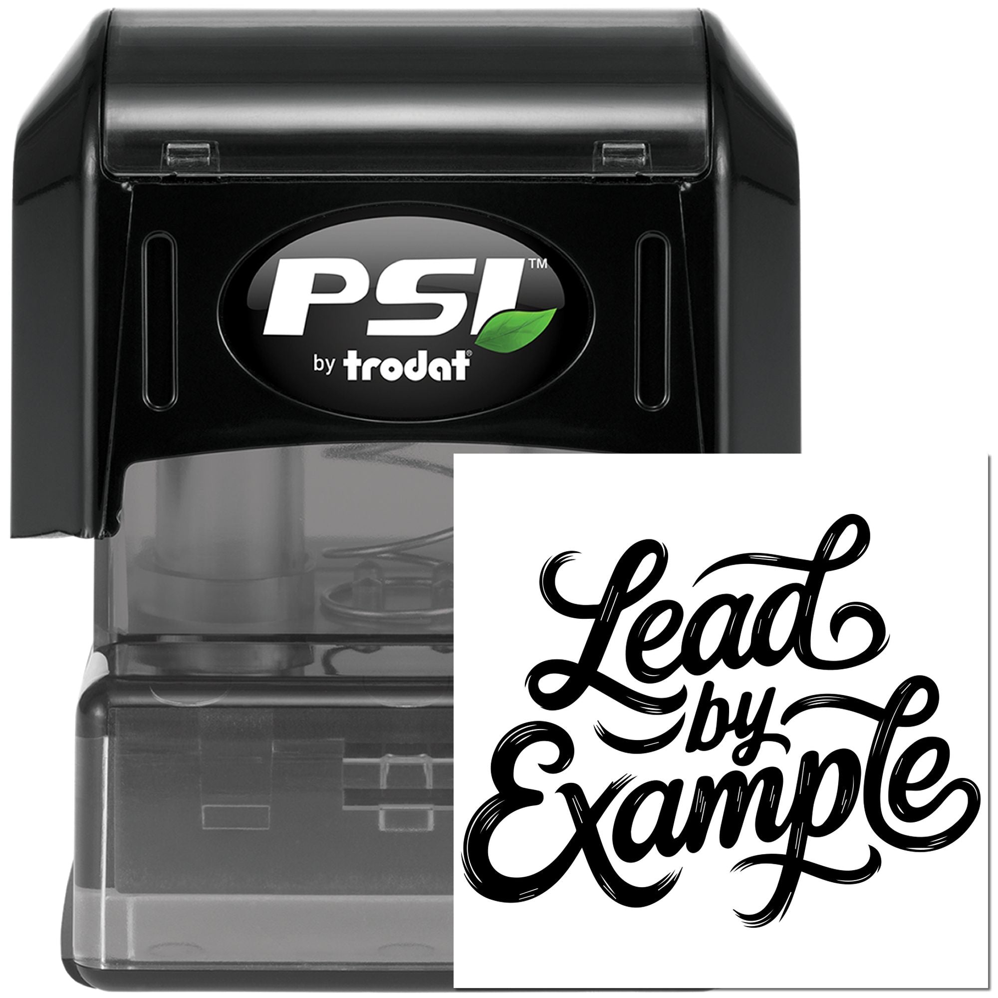 Pre-Inked Lead By Example Paper Craft Stamp