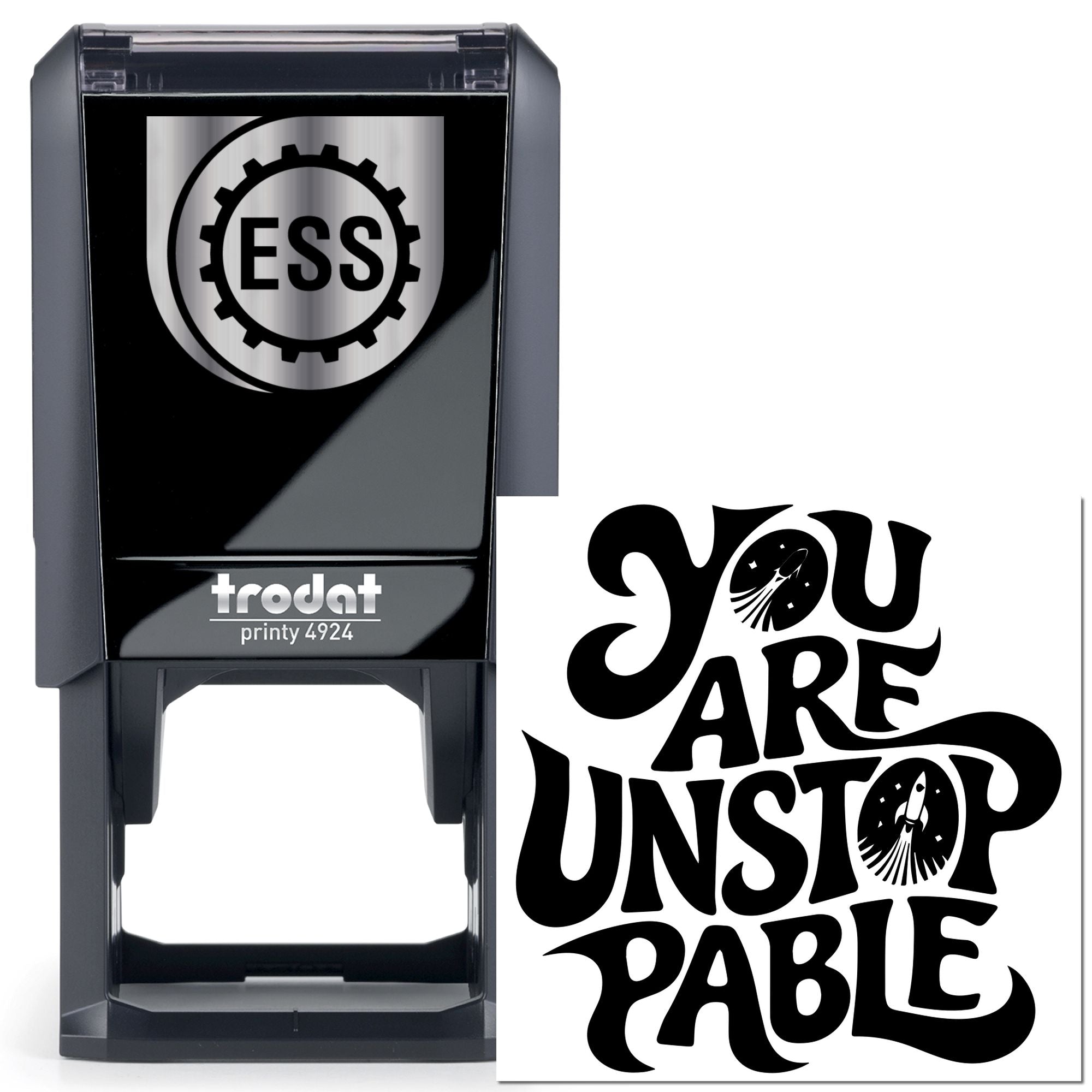 Self-Inking Unstoppable You Mini Card Stamp
