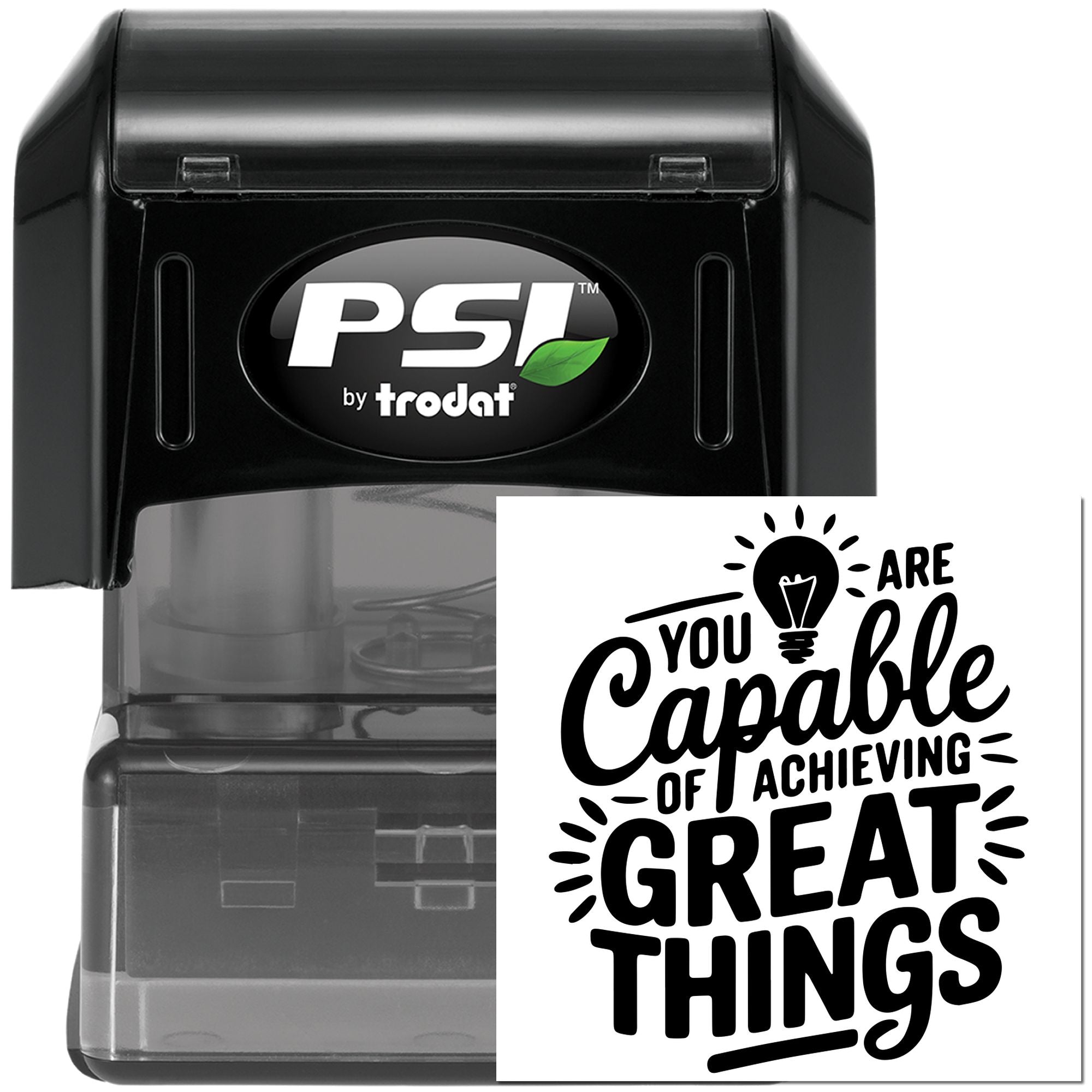 Pre-Inked You Are Capable Favor Tag Stamp